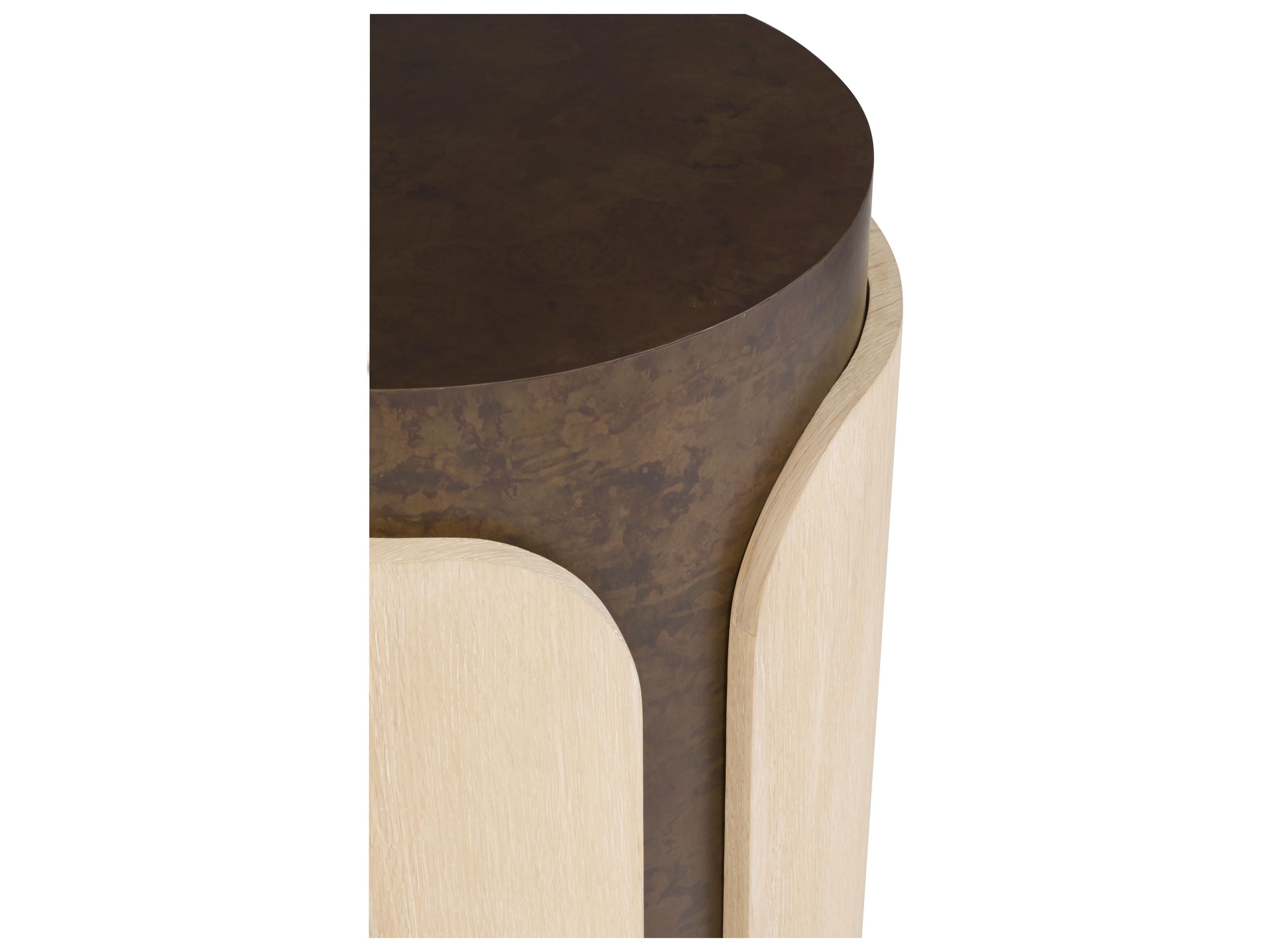 Fairfield Chair Wyatt Round Metal End Table