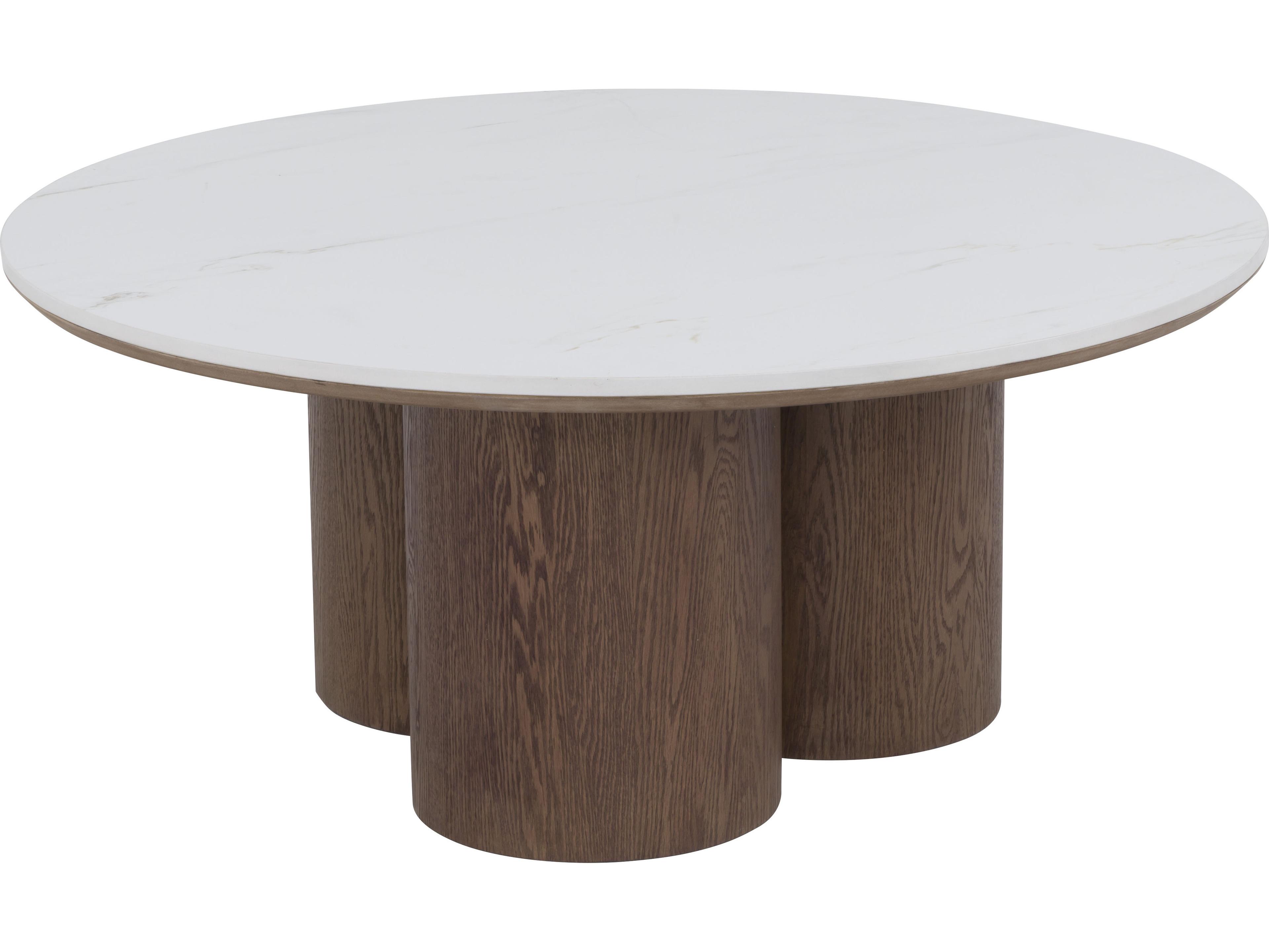 Fairfield Chair Parker Round Stone Coffee Table