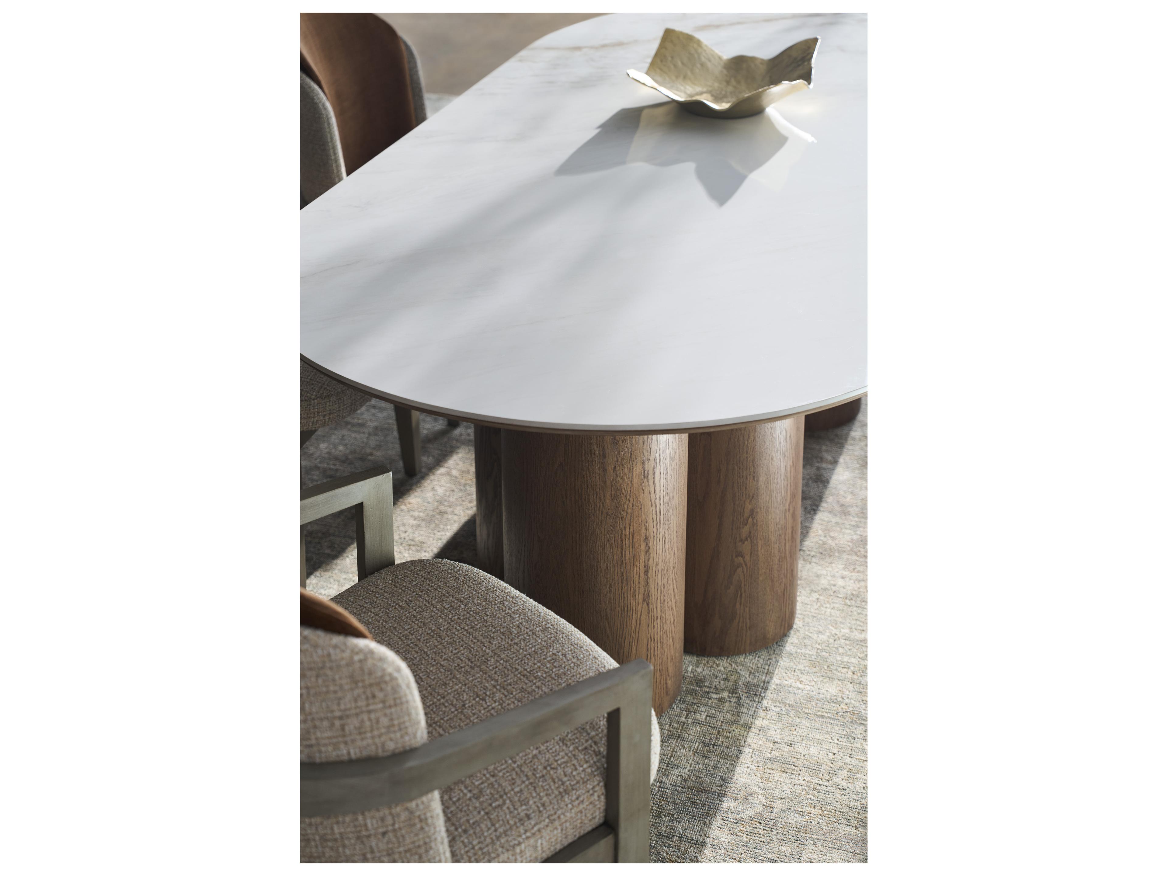 Fairfield Chair Parker Oval Stone Dining Table