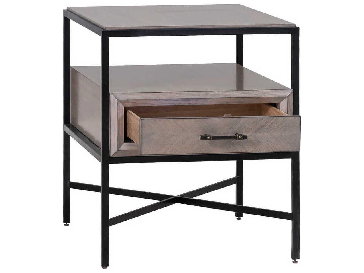 Fairfield Chair Expedition Rectangular Wood Grecian Clay End Table