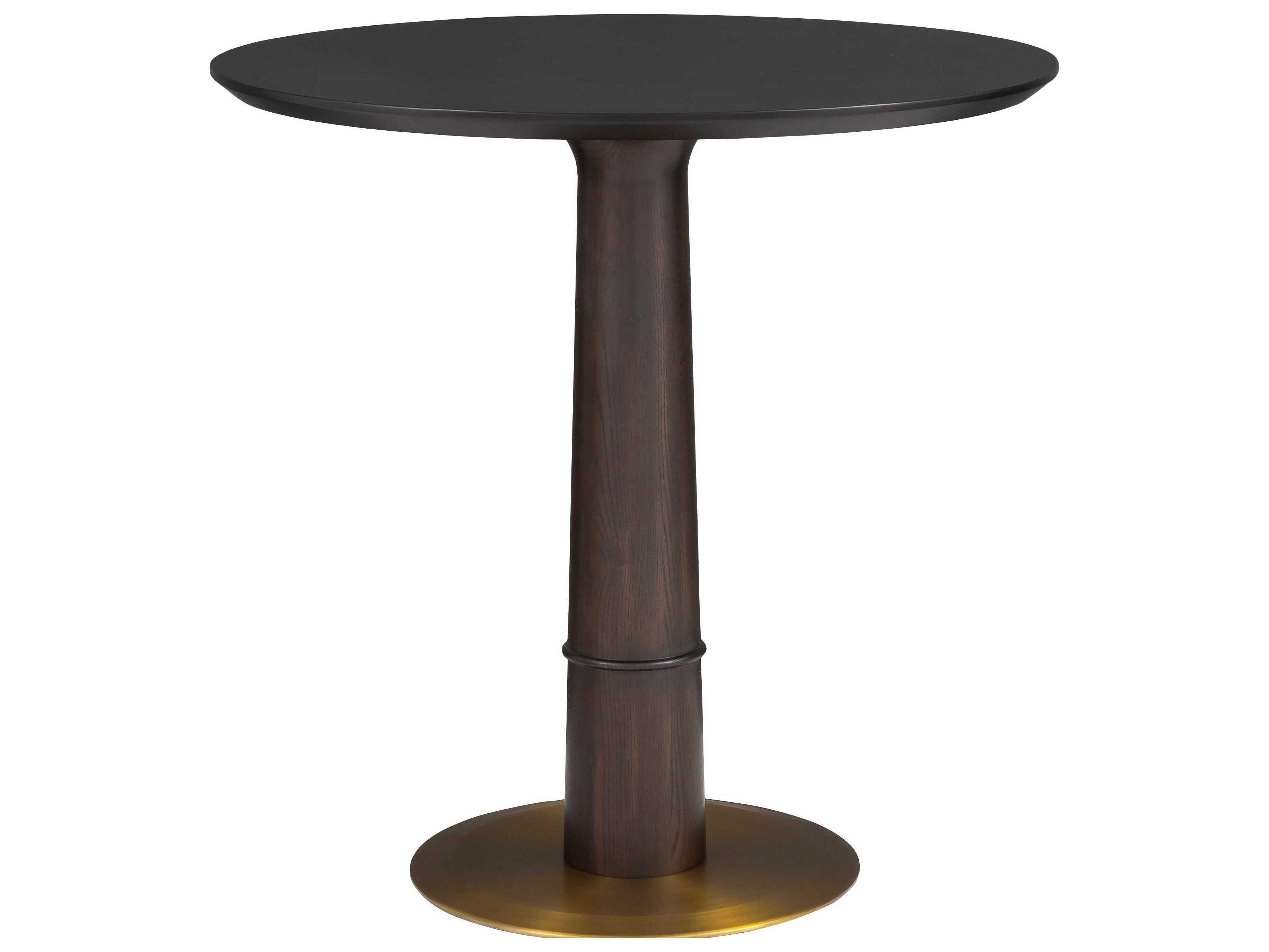 Fairfield Chair Westwood Round Wood Graphite Midnight Dining Table