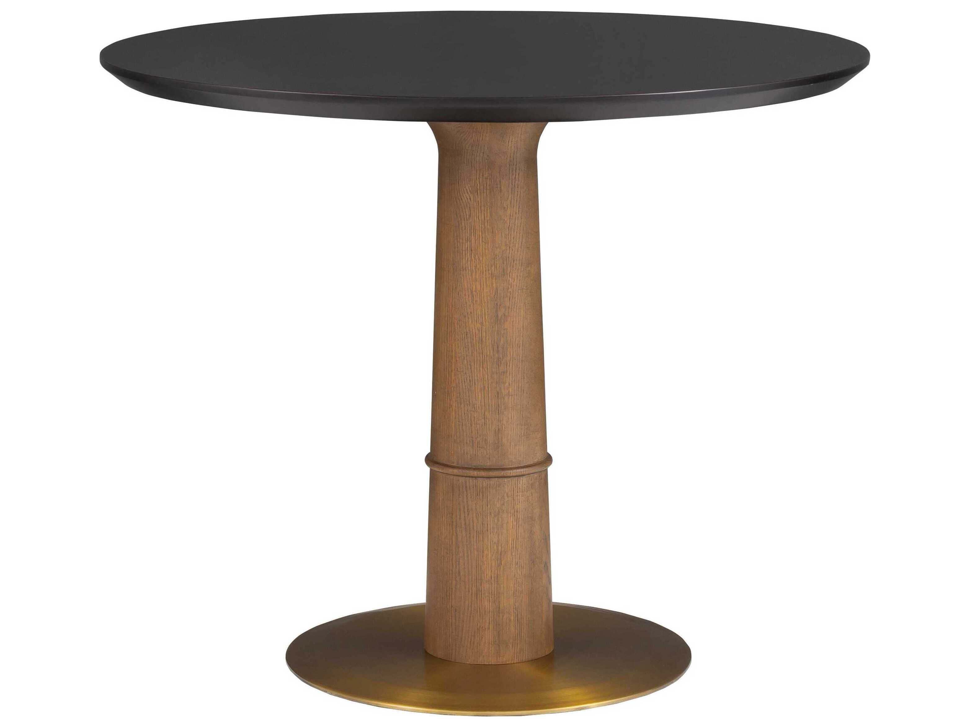 Fairfield Chair Provence Round Wood Sandstone Midnight Dining Table