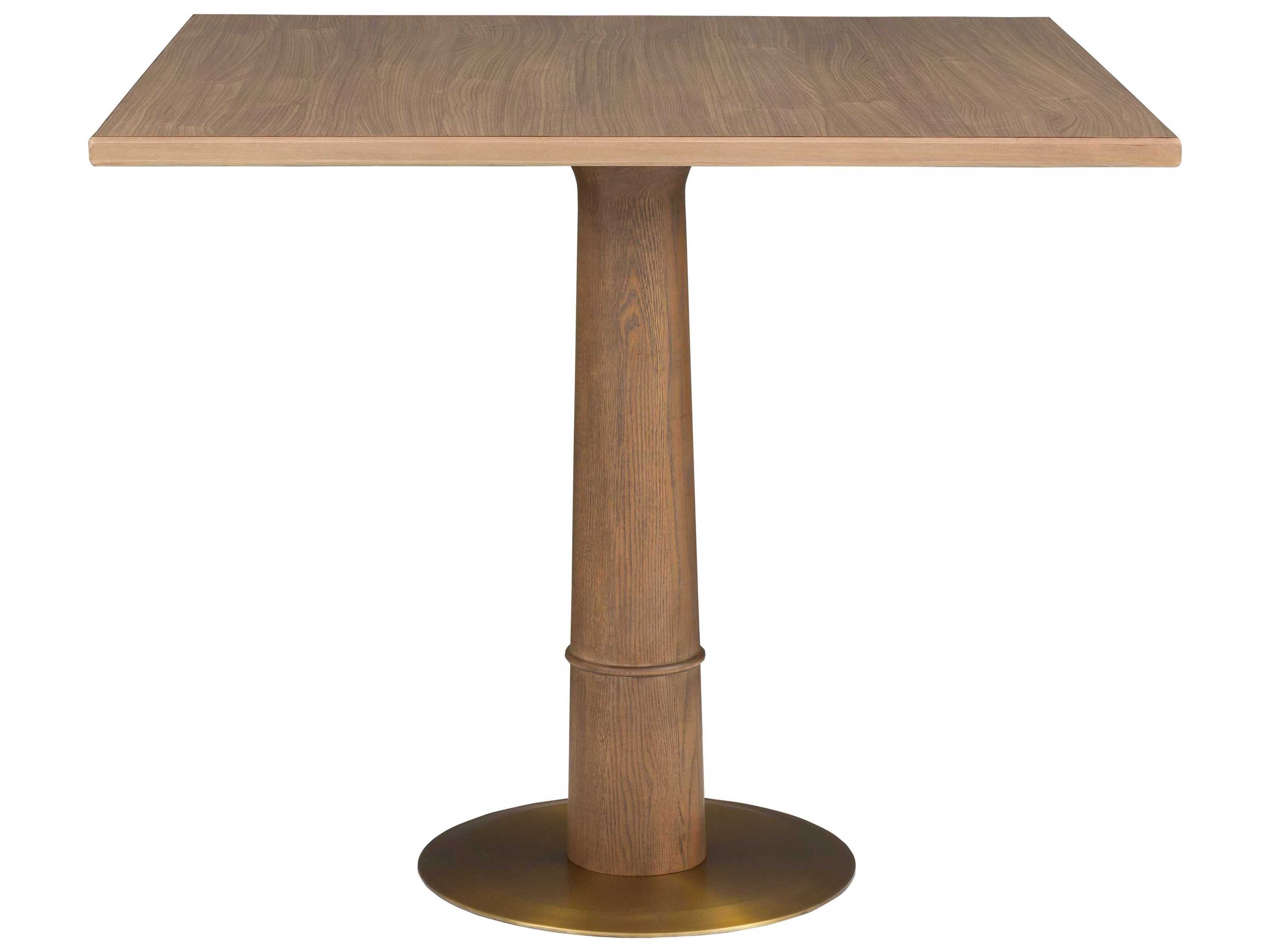 Fairfield Chair Provence Square Wood Sandstone Walnut Dining Table