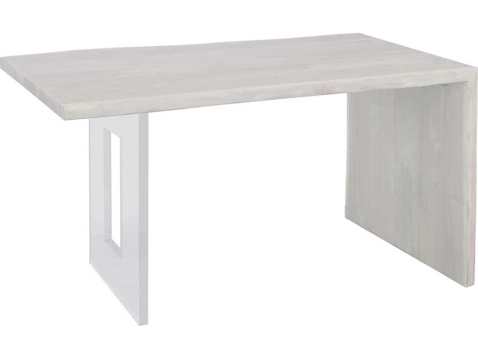 Fairfield Chair Live Edge Blonde Walnut Clear Wood Computer Desk