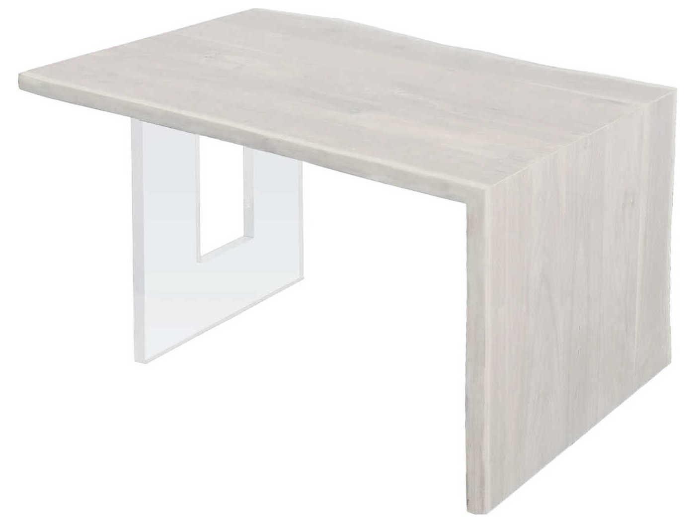 Fairfield Chair Live Edge Blonde Walnut Clear Wood Computer Desk