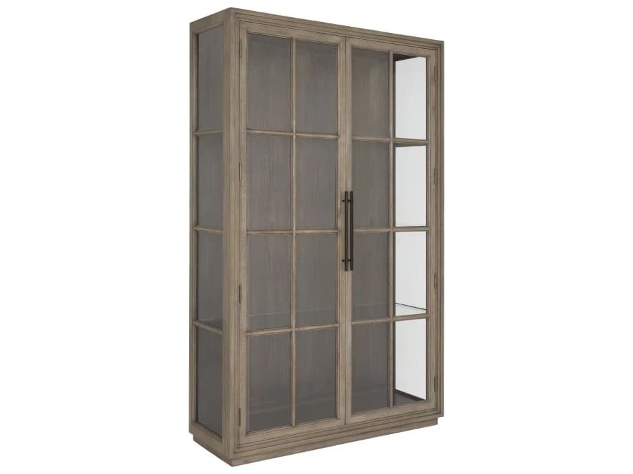 Fairfield Chair Monogram Oak Wood Display Cabinet