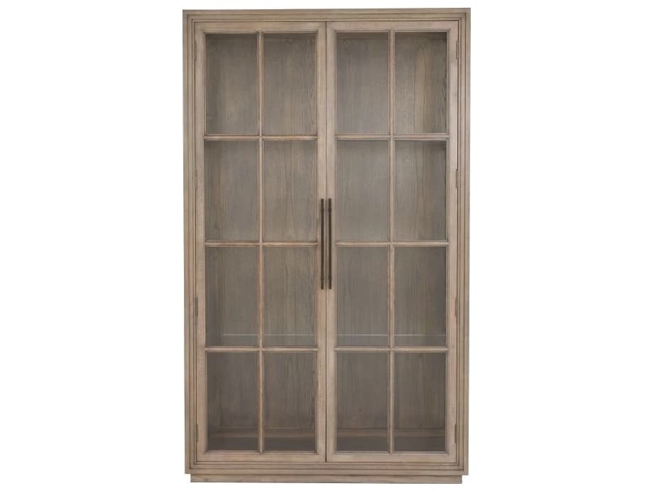 Fairfield Chair Monogram Oak Wood Display Cabinet