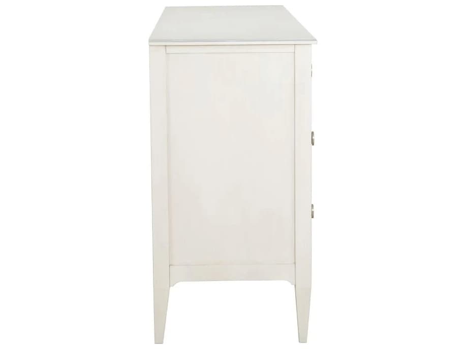 Fairfield Chair Monogram 7-Drawers White Rubberwood Double Dresser