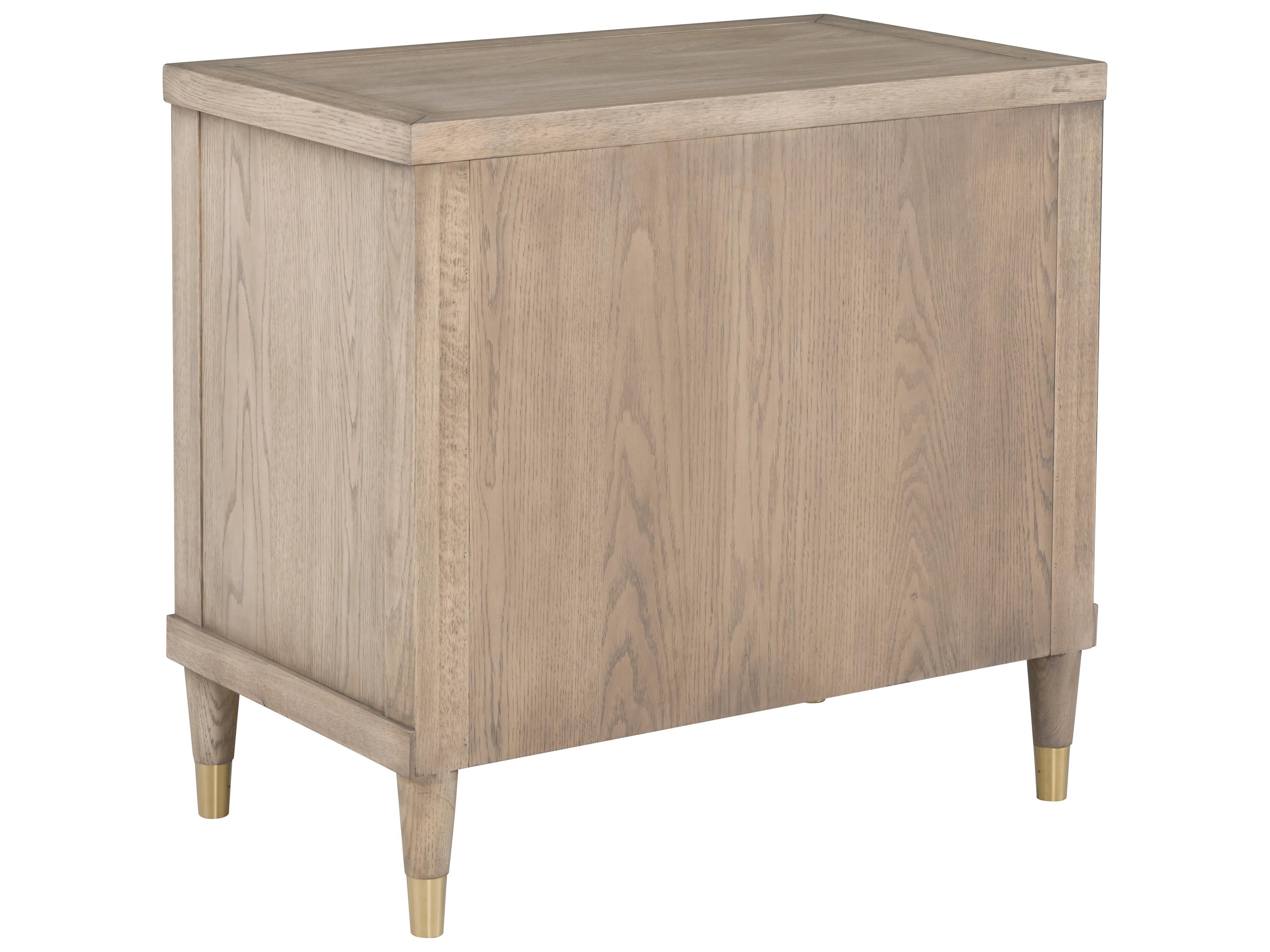 Fairfield Chair Everettmonogram 1-Drawer Natural Oak Wood Nightstand