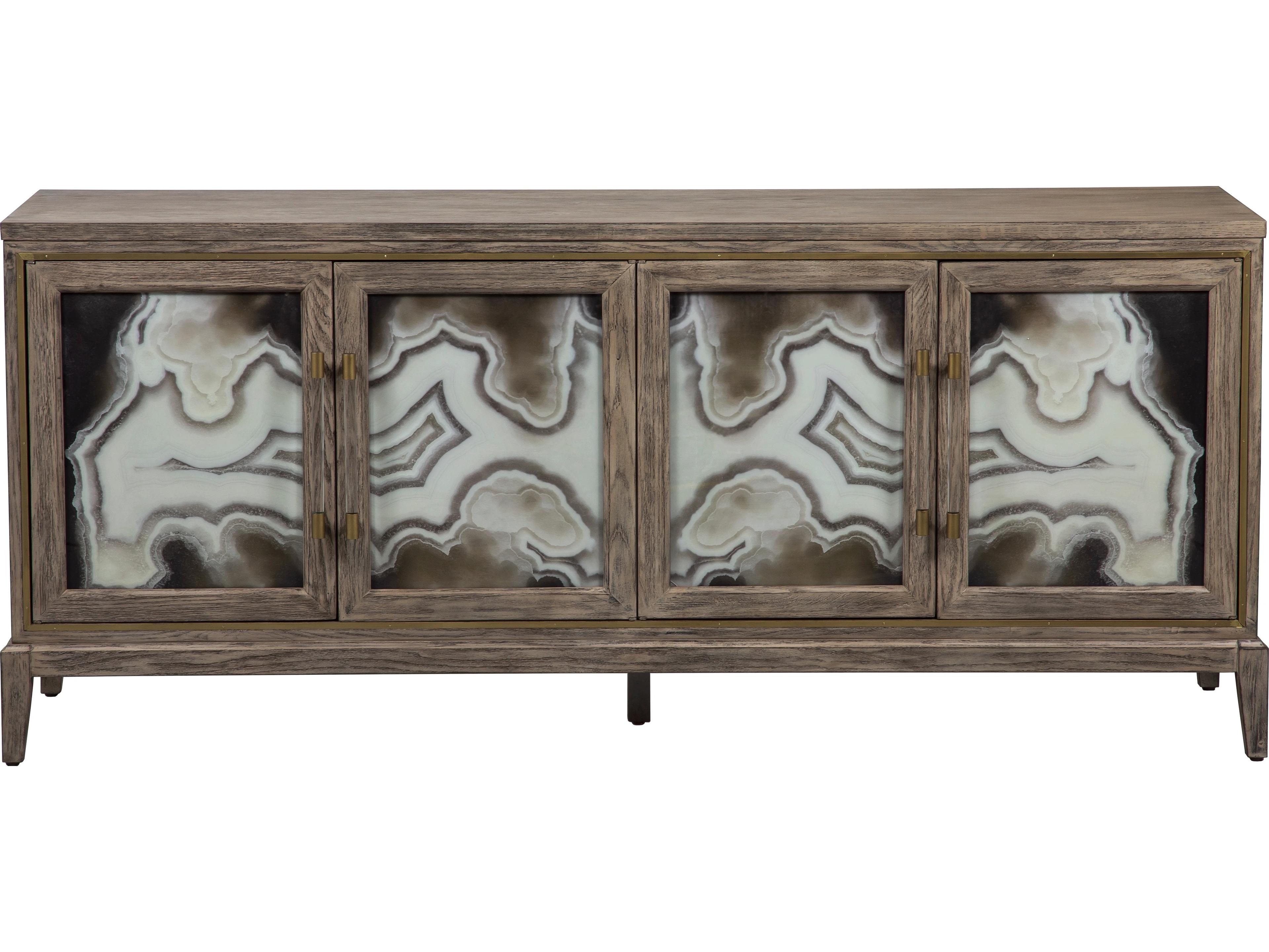 Fairfield Chair Monogram 75" Oak Wood Sideboard
