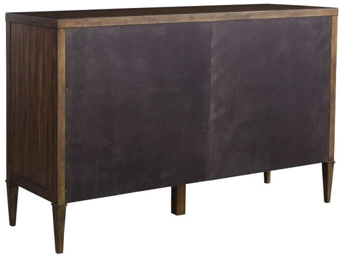 Fairfield Chair Monogram 6-Drawers Brown Walnut Wood Double Dresser