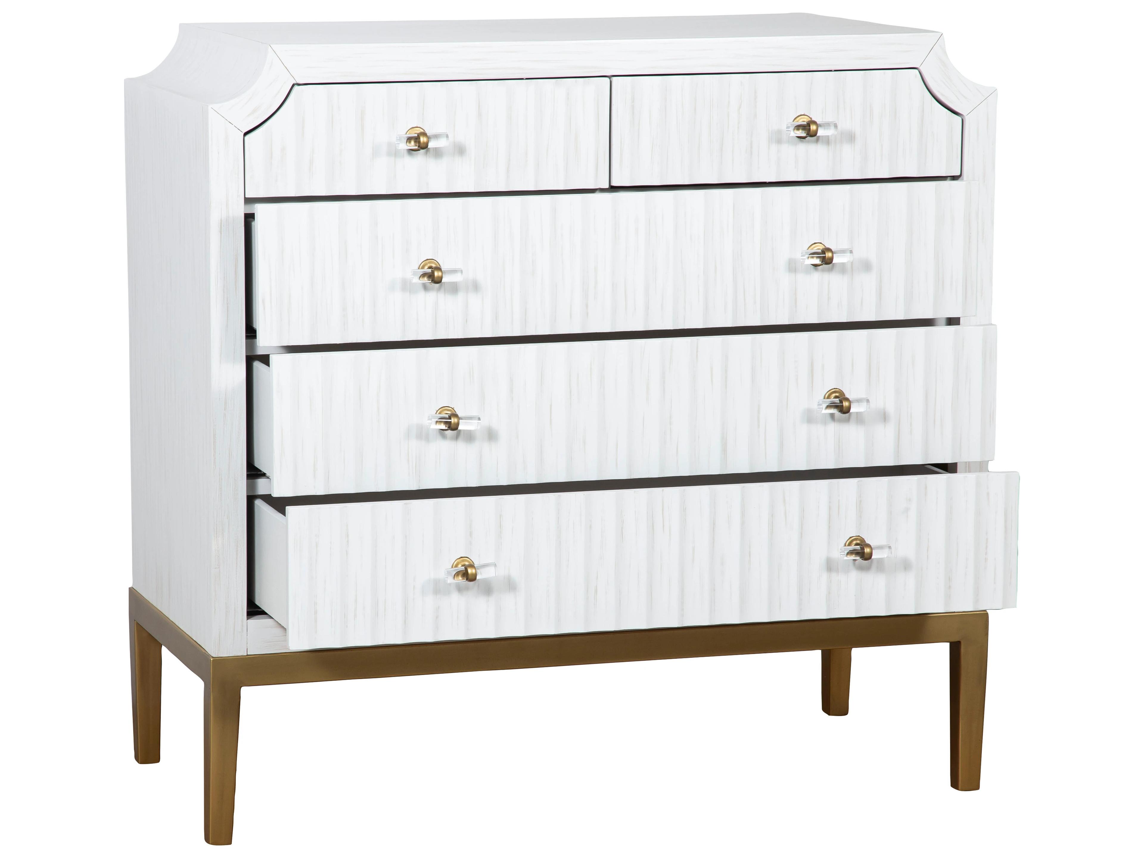 Fairfield Chair Monogram White Poplar Wood Accent Chest