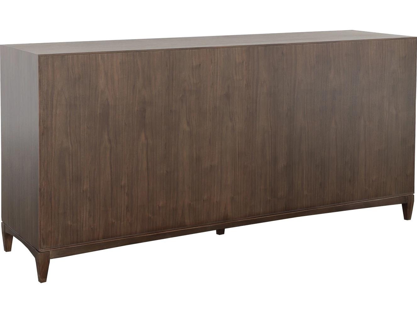 Fairfield Chair Monogram 6-Drawers Brown Walnut Wood Double Dresser