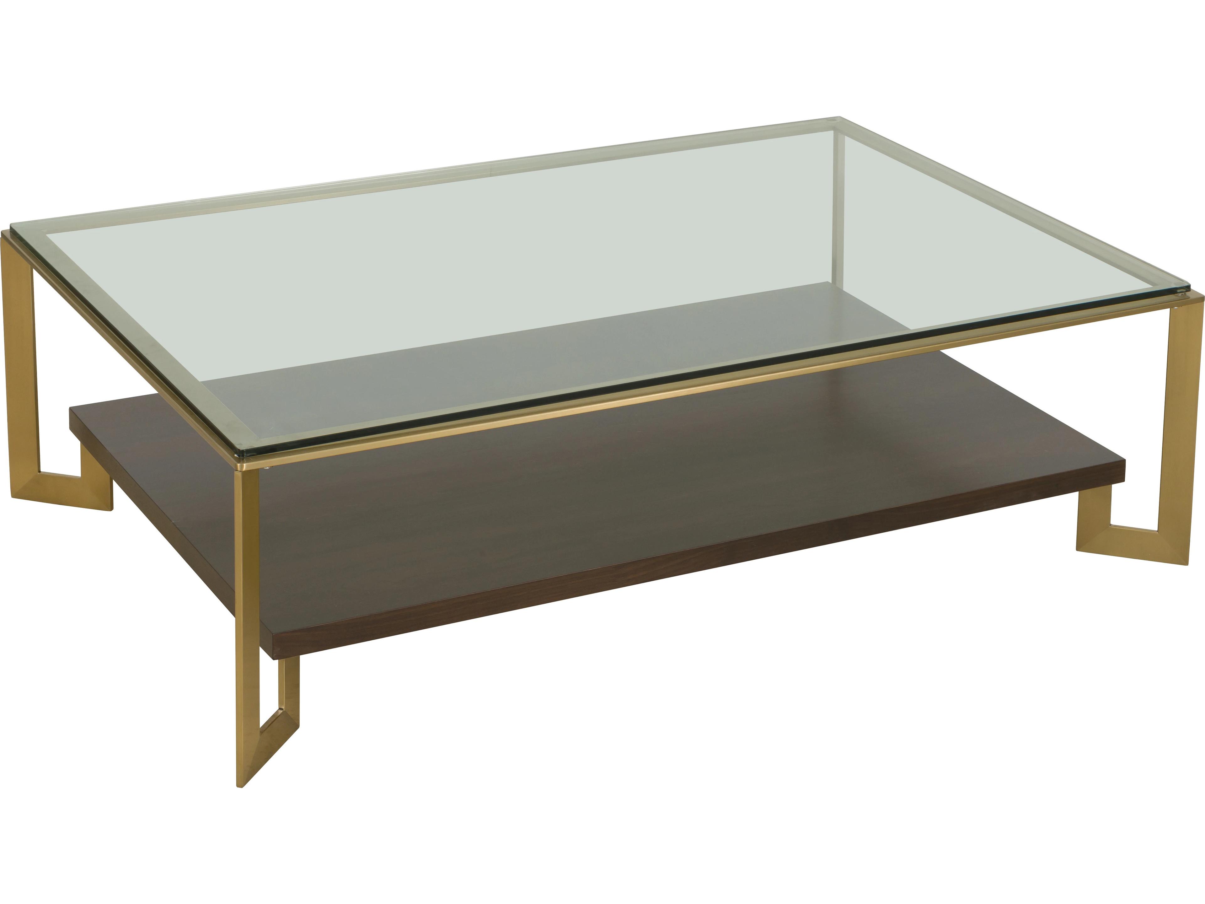 Fairfield Chair Monogram Rectangular Glass Coffee Table