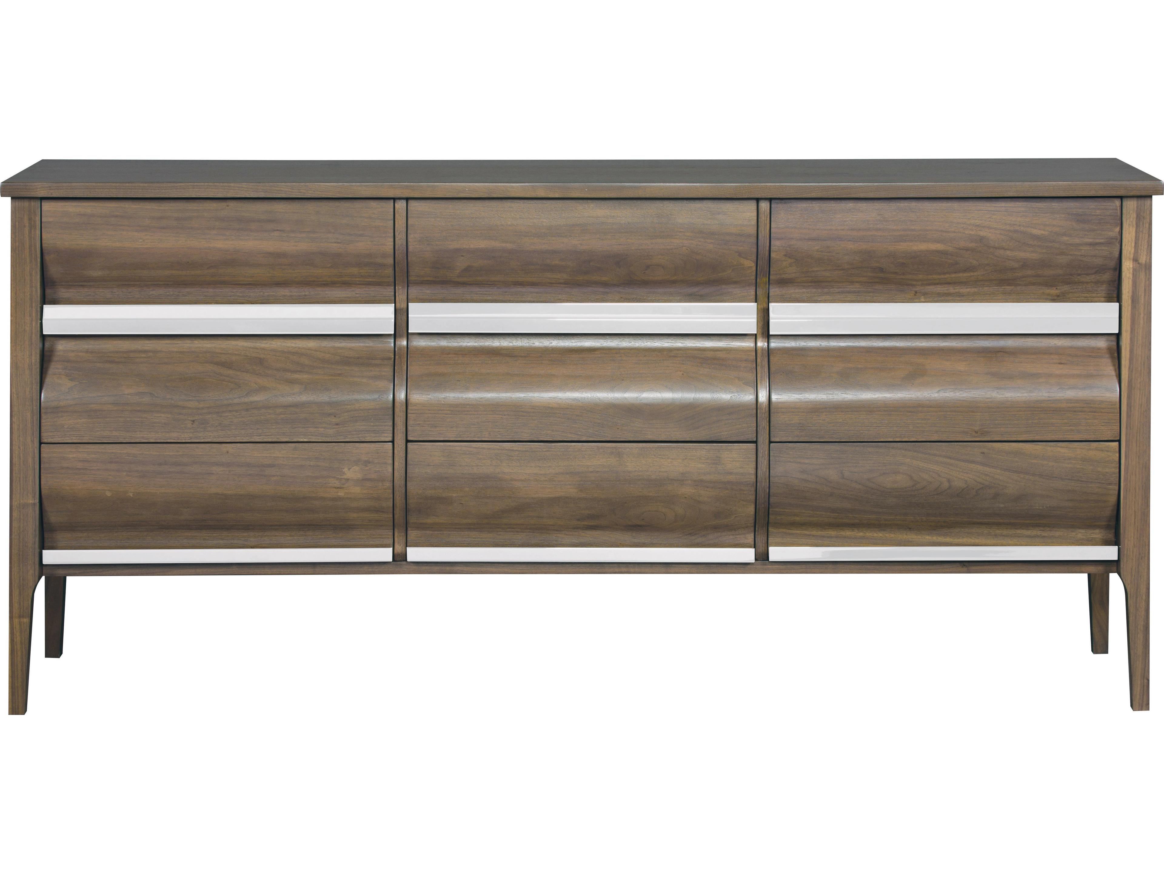 Fairfield Chair Monogram Brown Walnut Wood Dresser