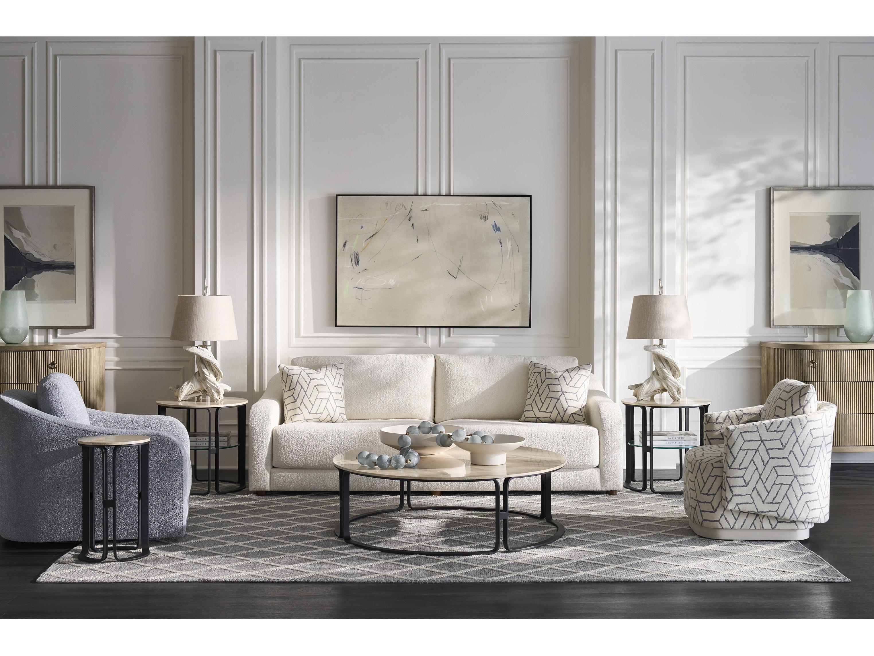 Fairfield Chair Featured Combinations Cream Upholstered Loveseat