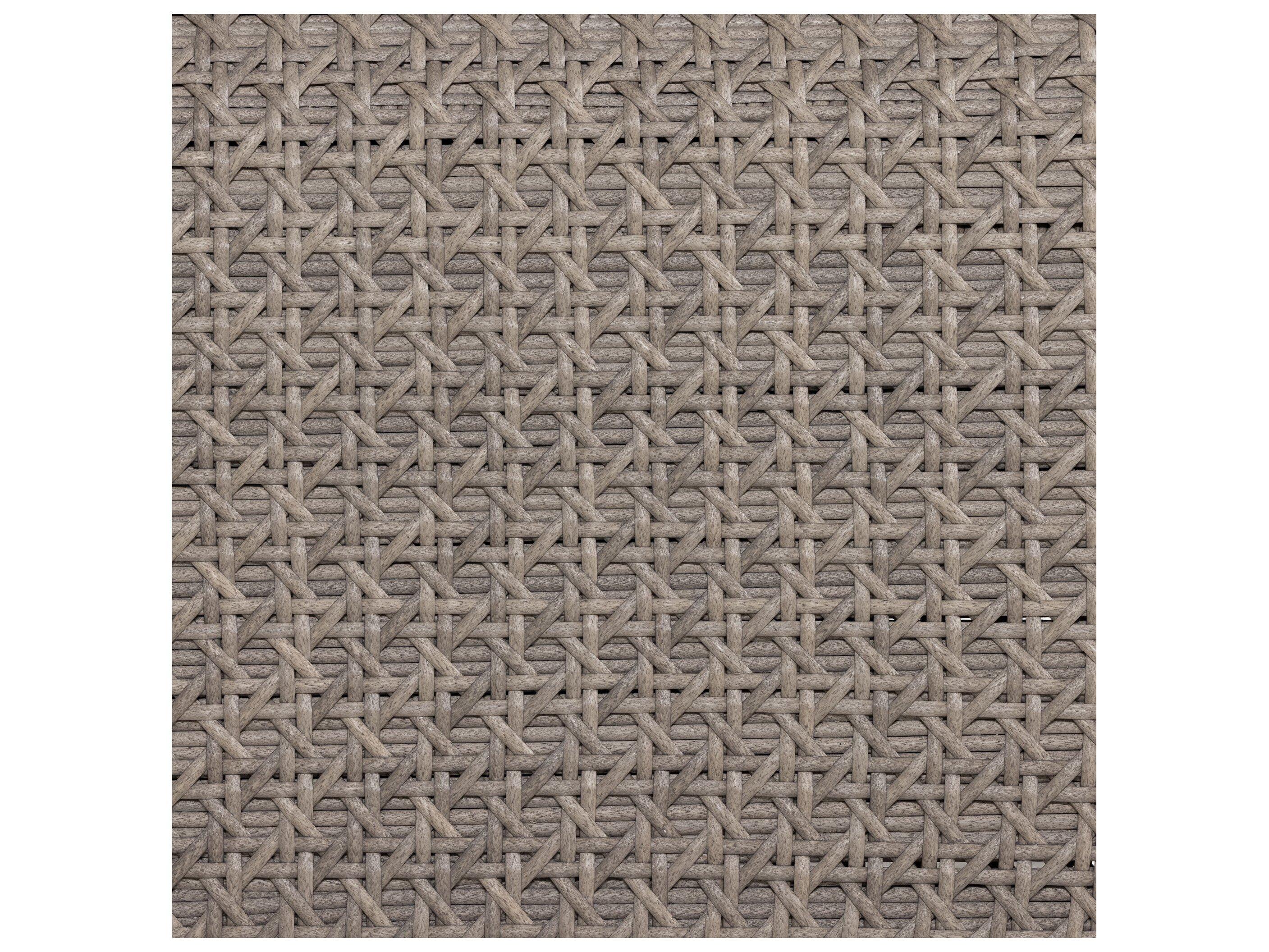 Four Hands Outdoor Grass Roots Weathered Brown Polypropylene Chaise Lounge