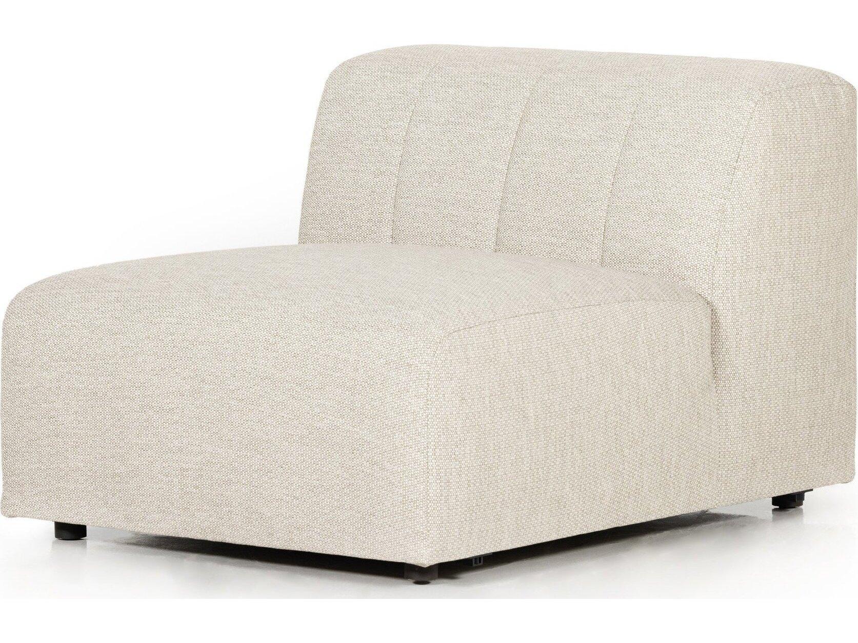 Four Hands Outdoor Solano Faye Sand Armless Lounge Chair