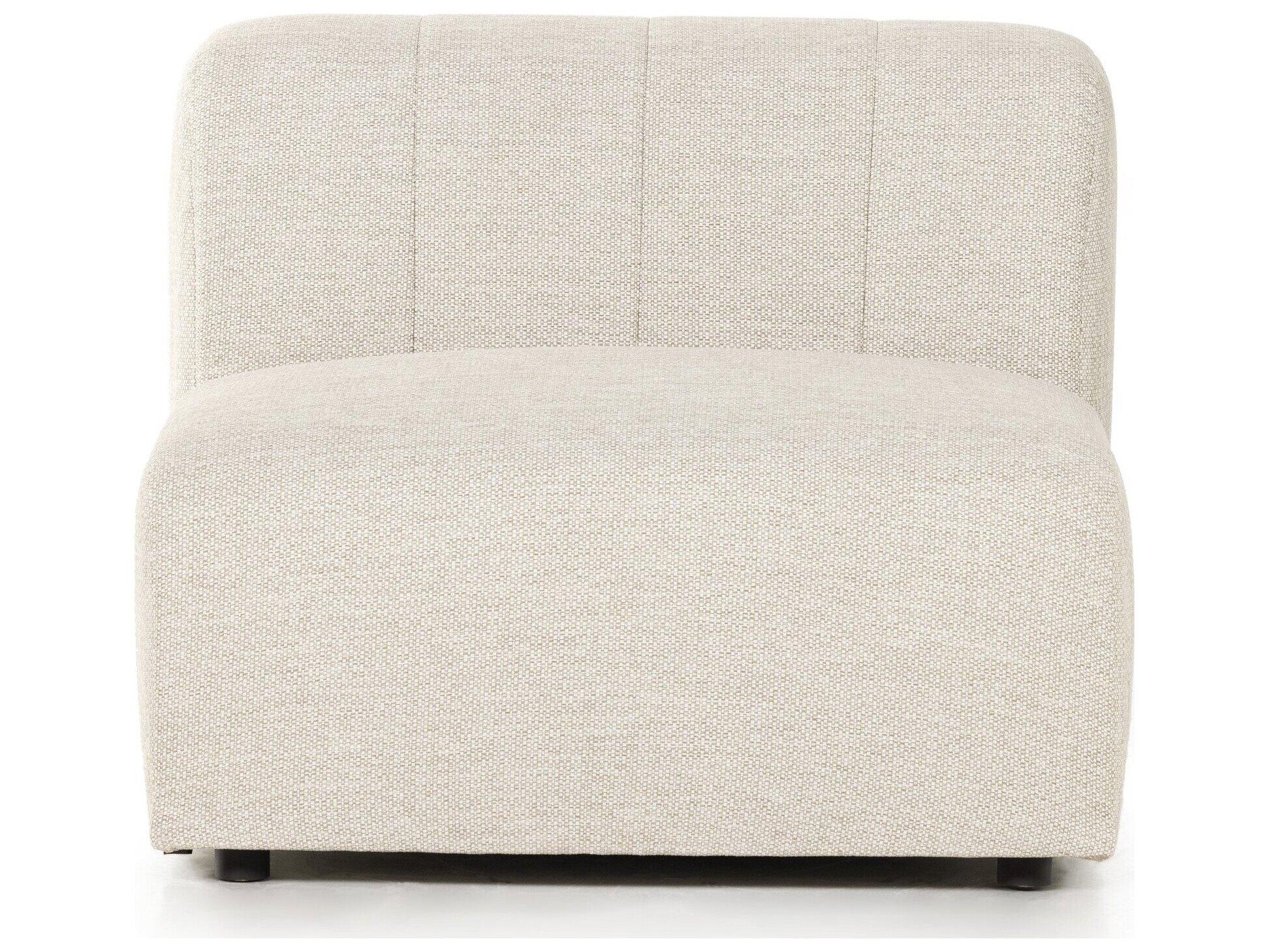 Four Hands Outdoor Solano Faye Sand Armless Lounge Chair