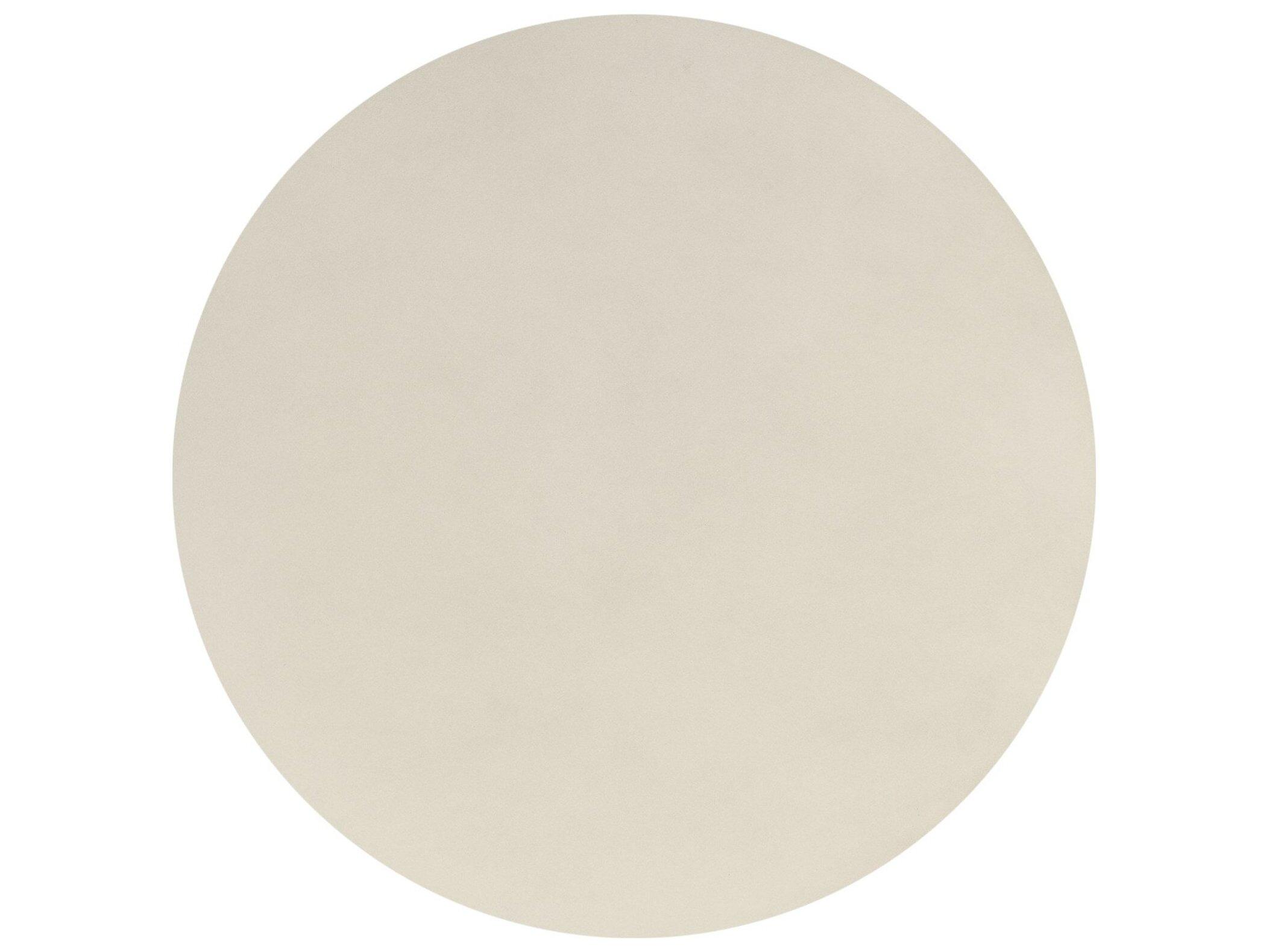 Four Hands Outdoor Thayer White Round Concrete End Table