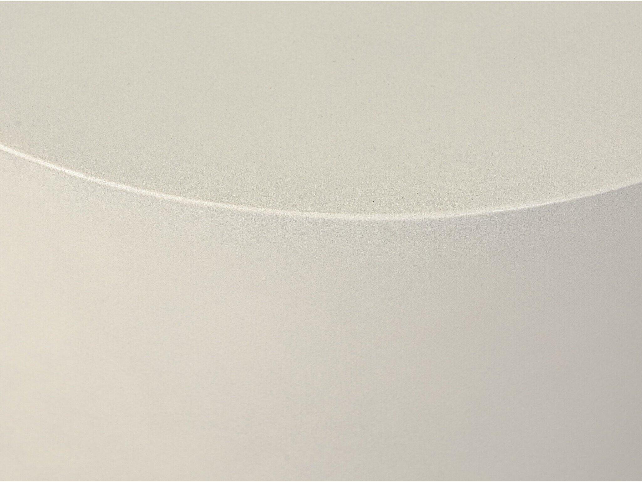 Four Hands Outdoor Thayer White Round Concrete End Table