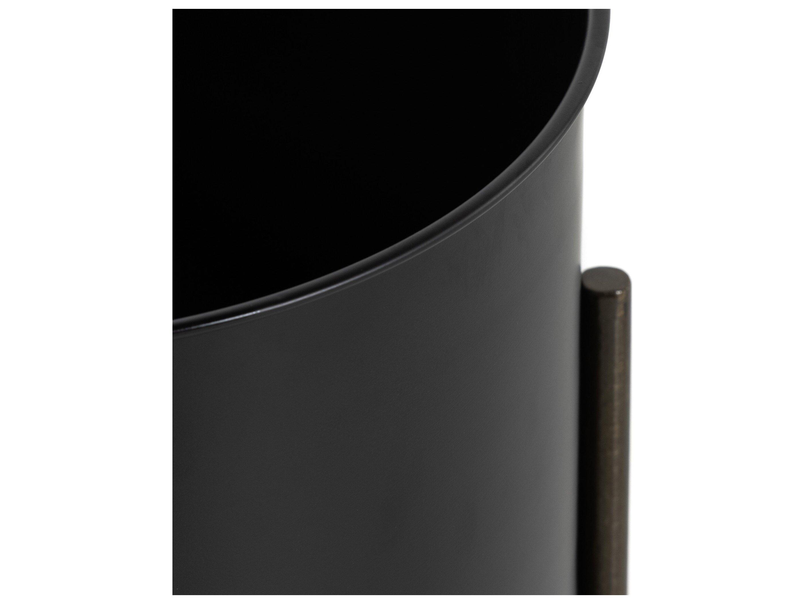 Four Hands Outdoor Marlow Matte Black Iron Planter