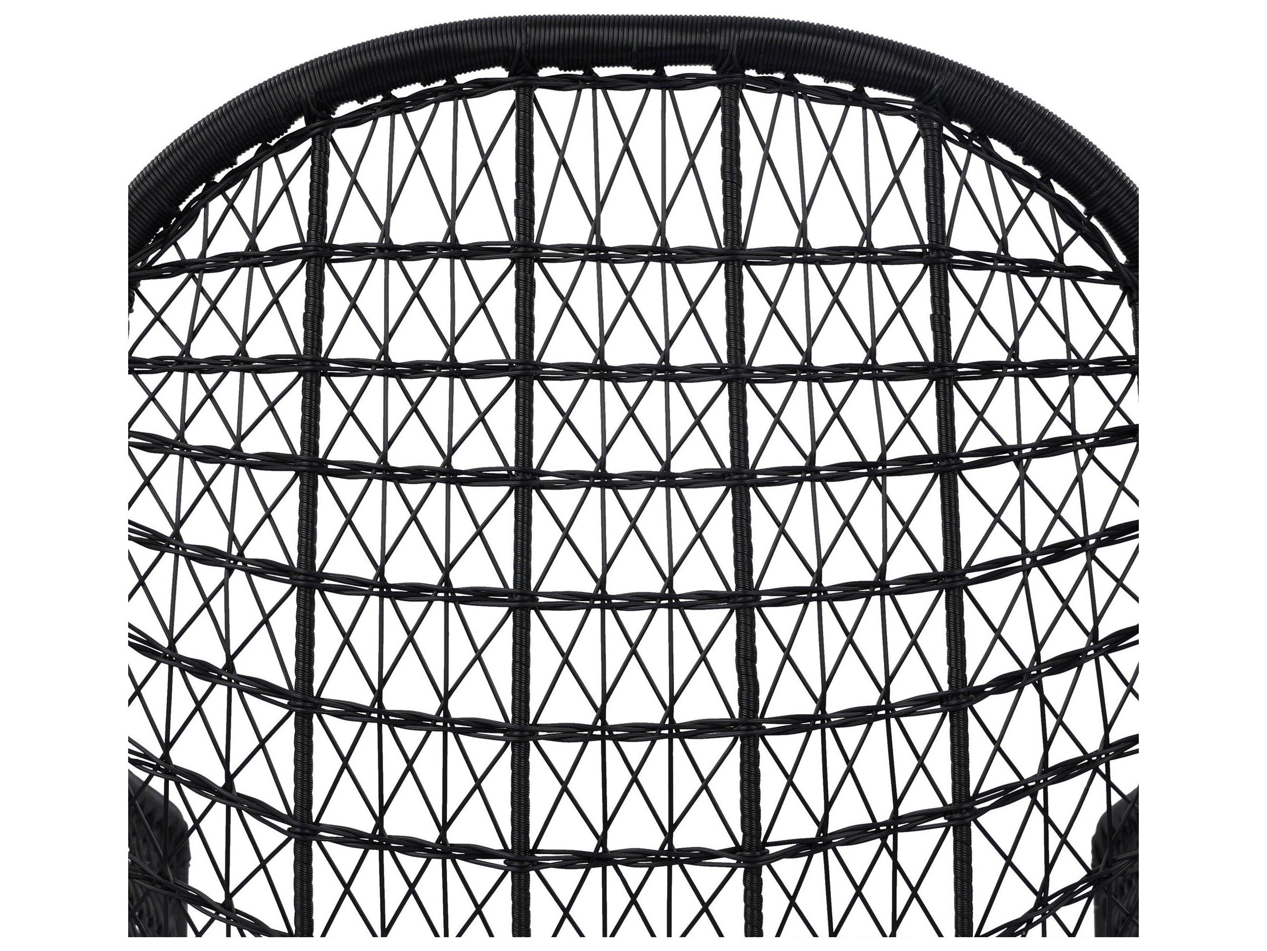 Four Hands Outdoor Grass Roots Wicker Bar Stool