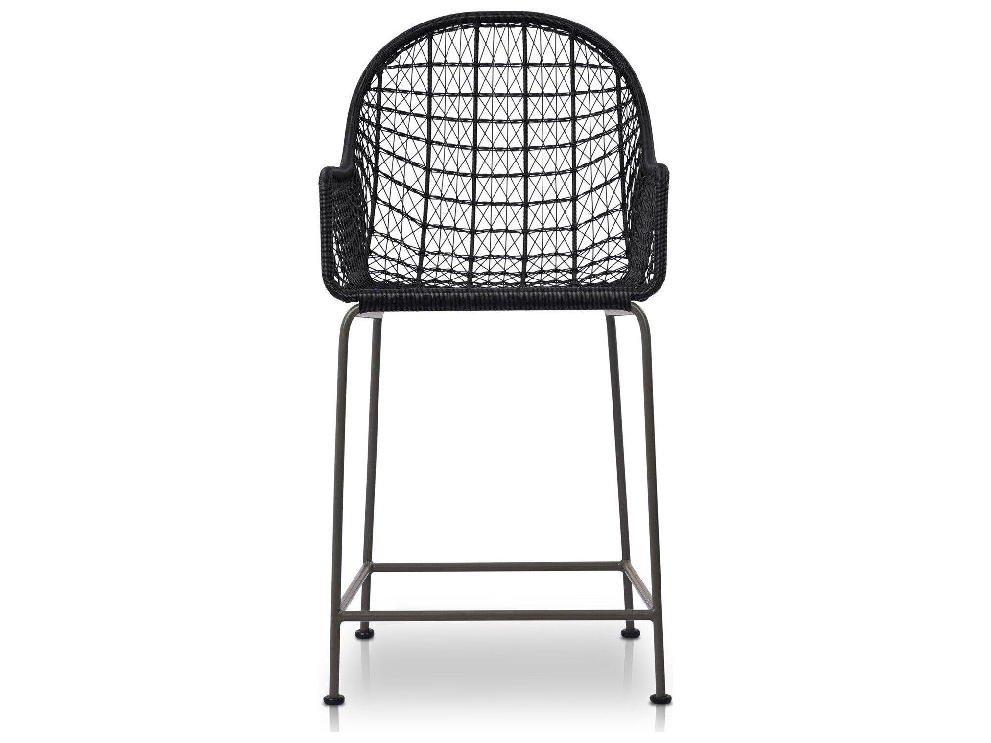 Luxecor Globetrotter Outdoor Wicker Counter Stool