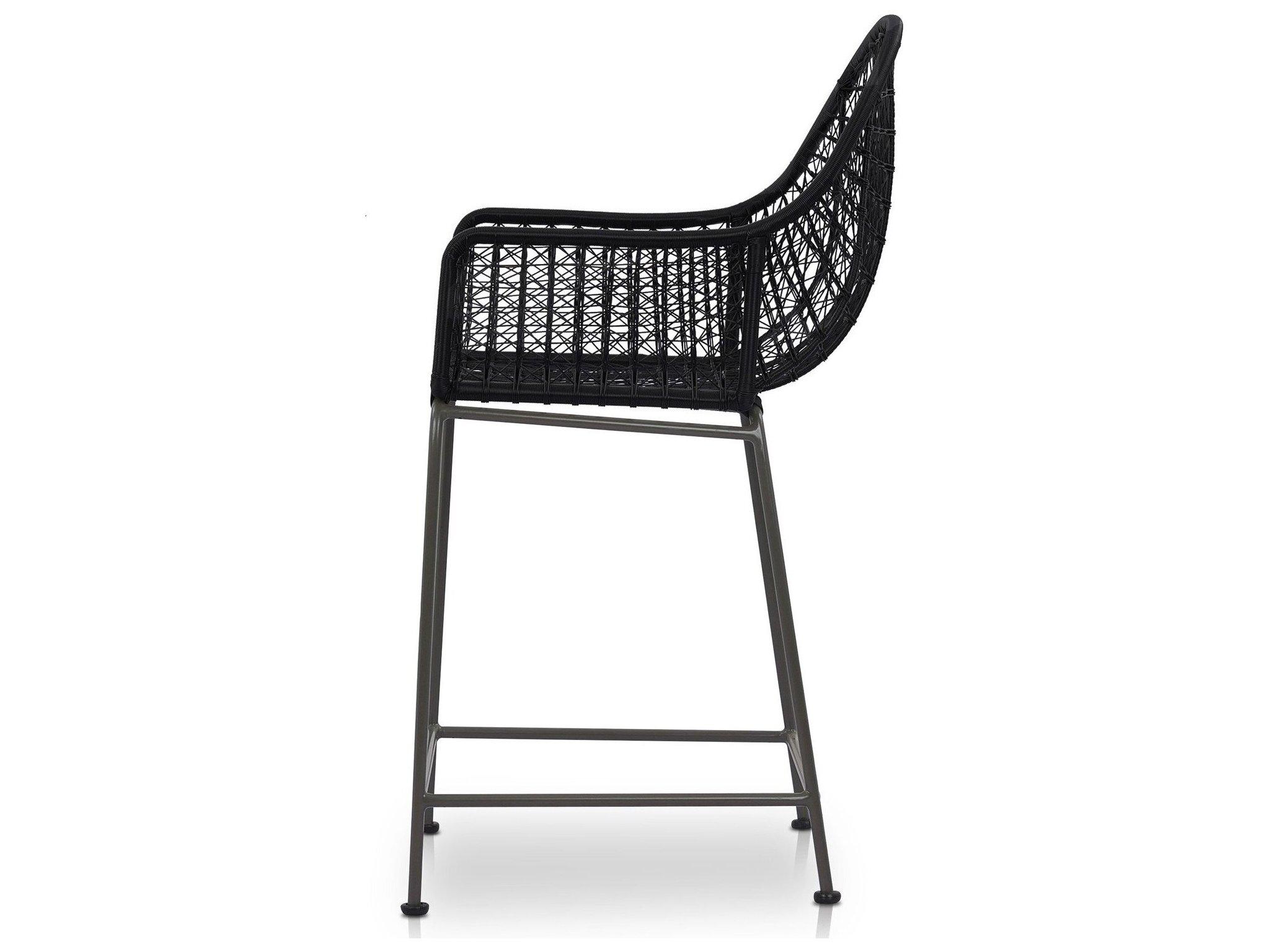 Luxecor Globetrotter Outdoor Wicker Counter Stool