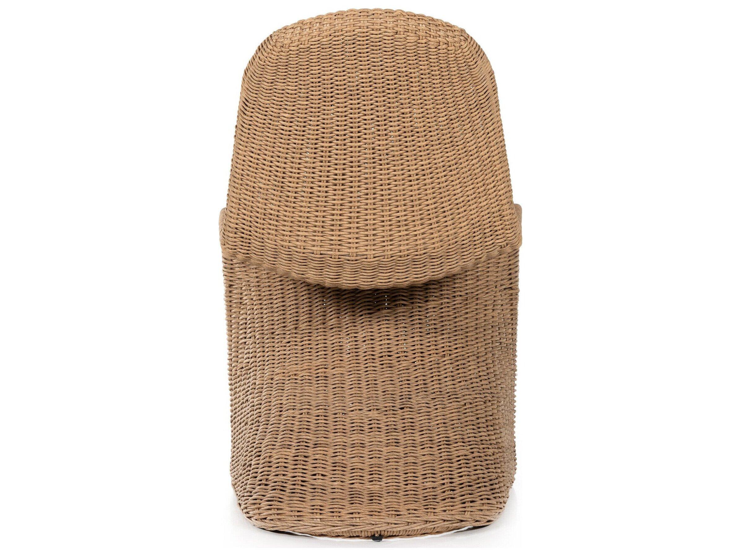 Four Hands Outdoor Grass Roots Vintage Natural / Cane Brown Polypropylene Dining Chair