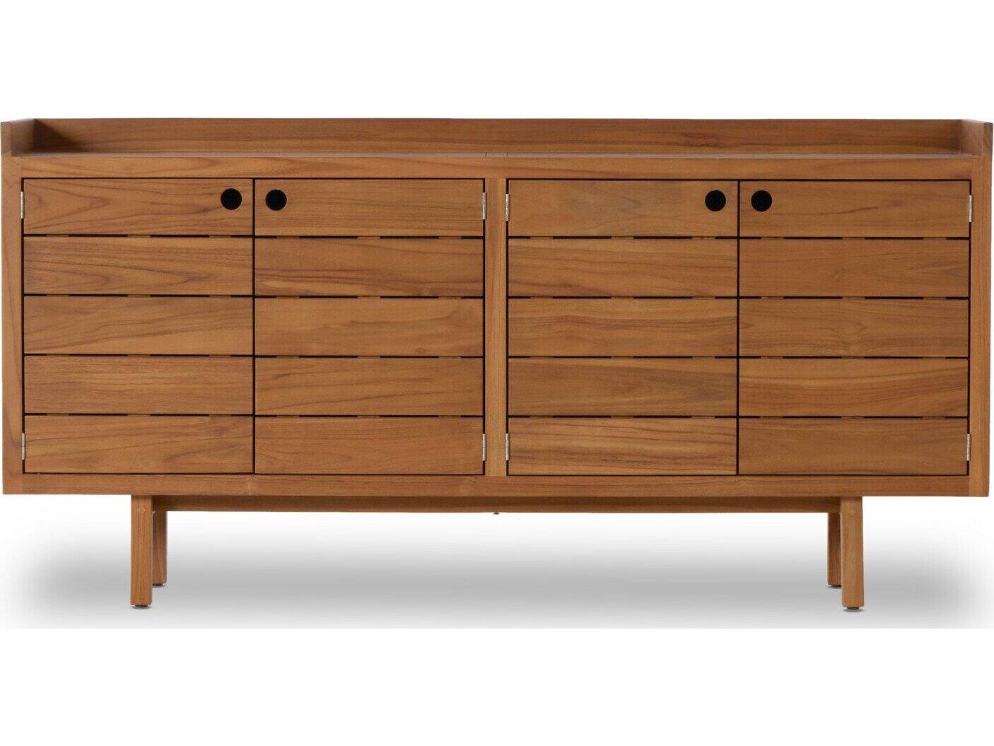 Four Hands Outdoor Solano Natural Teak Rectangular Sideboard
