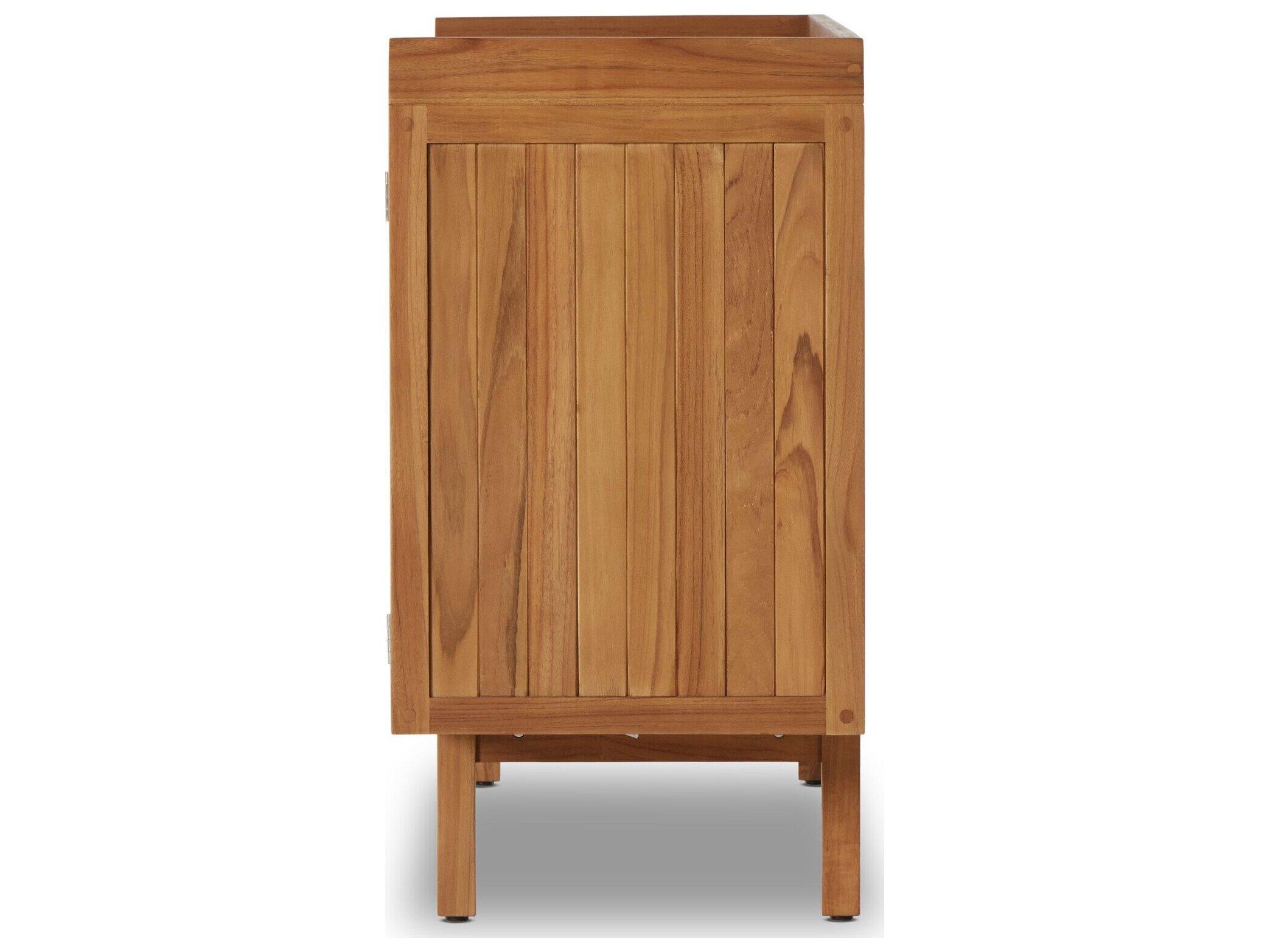 Four Hands Outdoor Solano Natural Teak Rectangular Sideboard