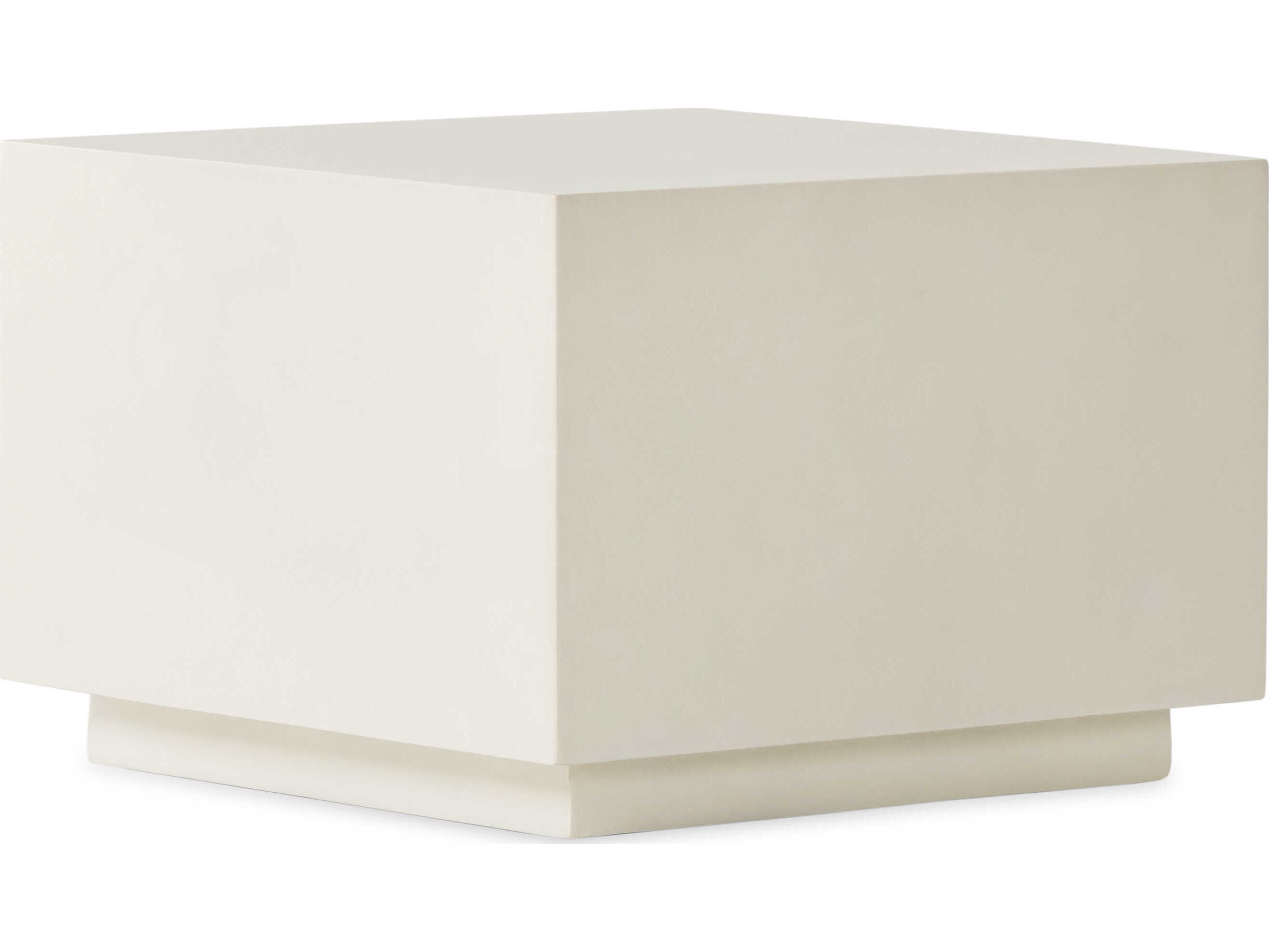 Four Hands Outdoor Bina White Concrete Square Coffee Table