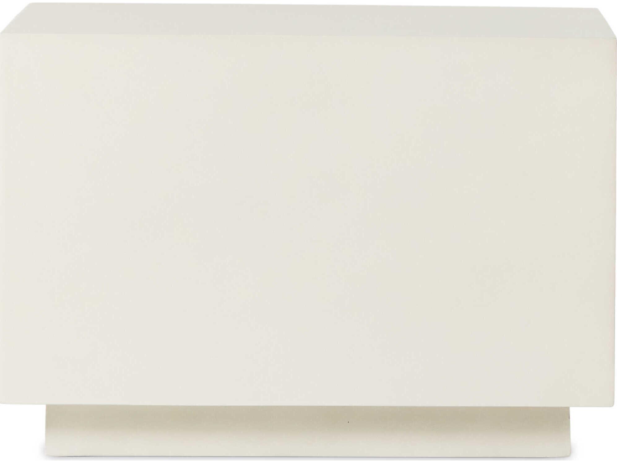 Four Hands Outdoor Bina White Concrete Square Coffee Table