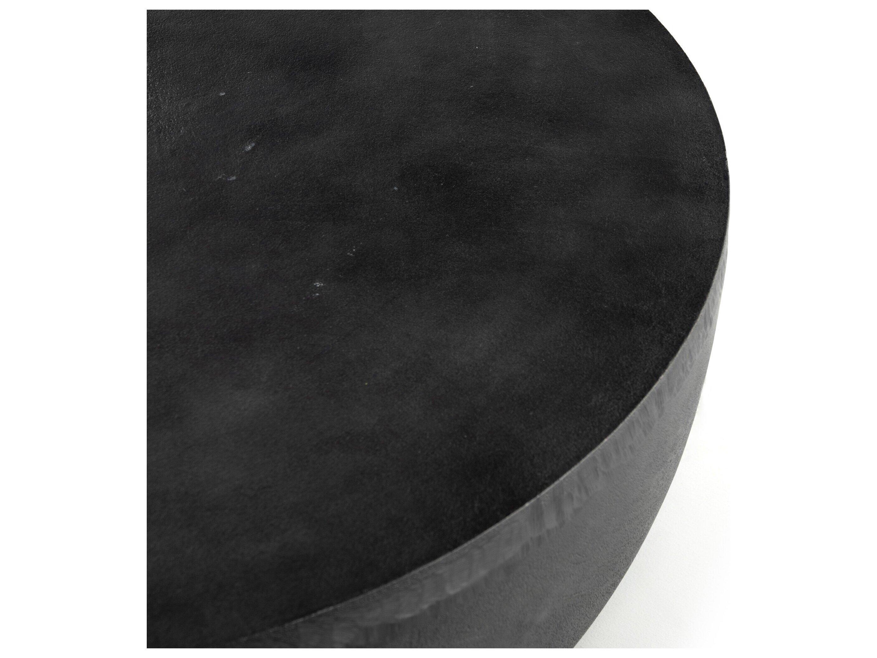 Four Hands Outdoor Marlow Aged Grey Aluminum Round Coffee Table