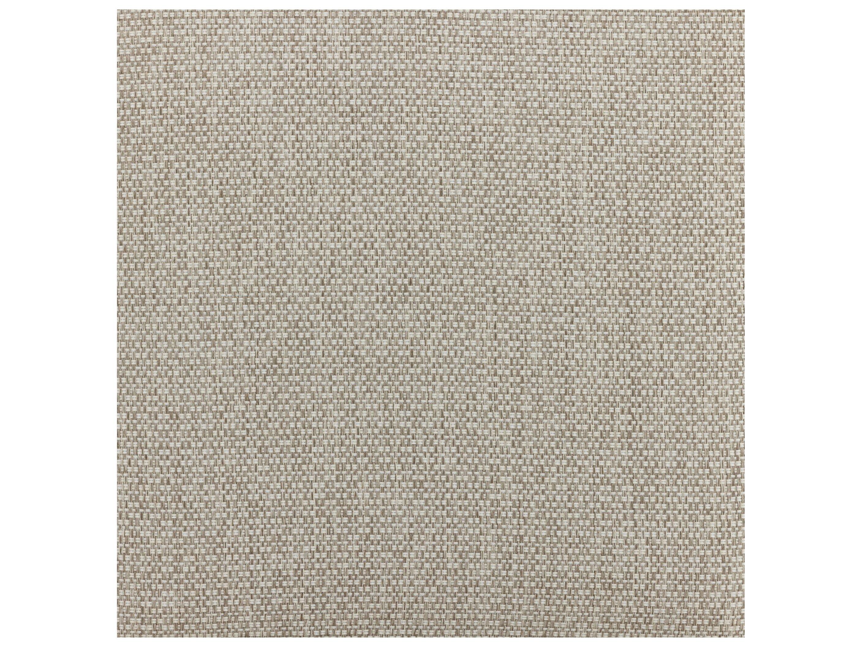 Four Hands Outdoor Solano Washed Brown Teak Counter Stool with Faye Sand Cushion