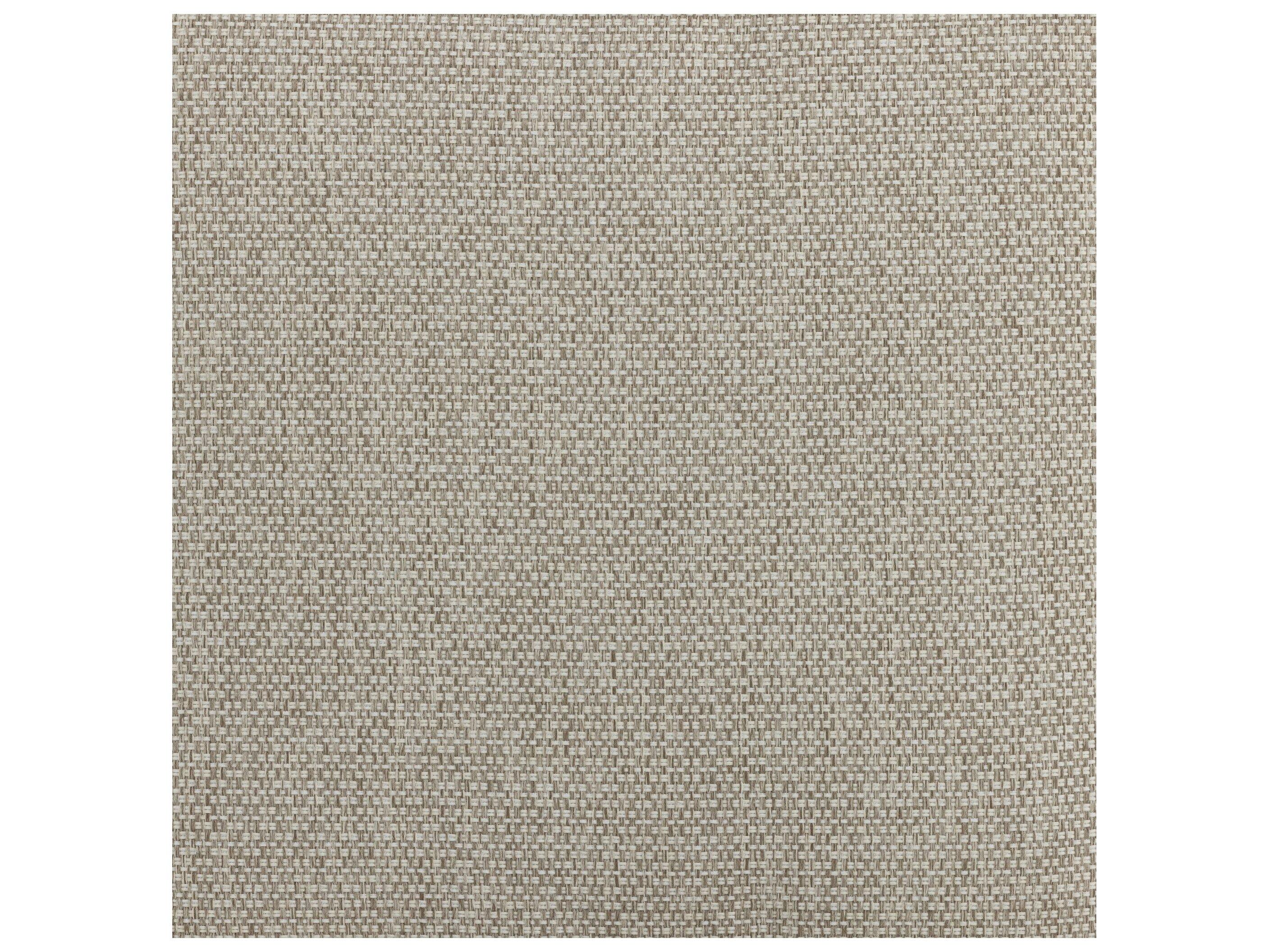 Four Hands Outdoor Solano Washed Brown Teak Bar Stool with Faye Sand Cushion