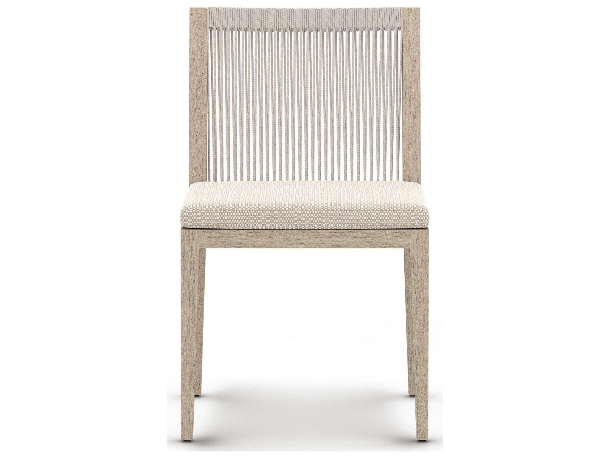 Four Hands Outdoor Solano Faye Sand / Natural / Grey Rope Dining Chair