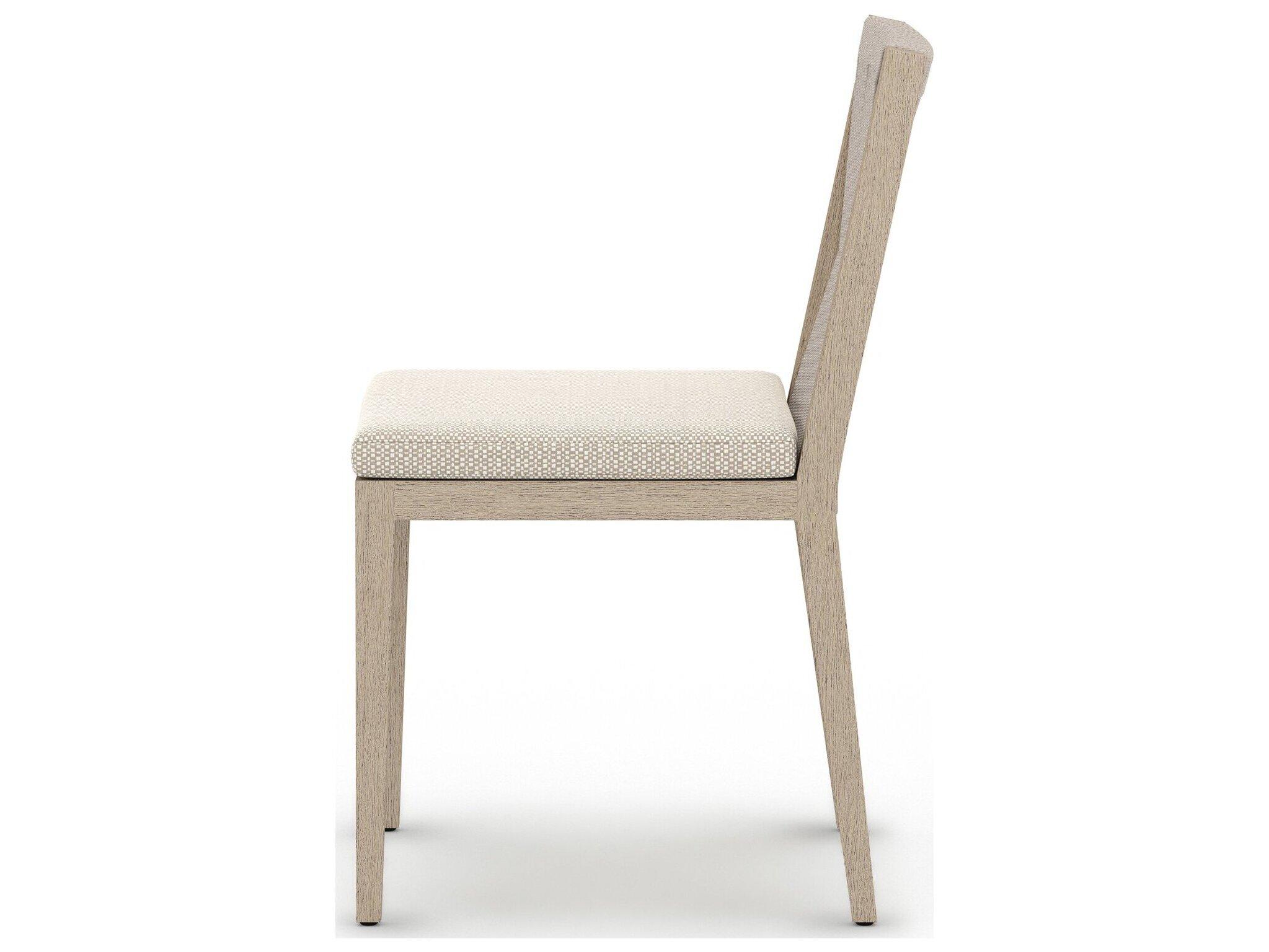 Four Hands Outdoor Solano Faye Sand / Natural / Grey Rope Dining Chair