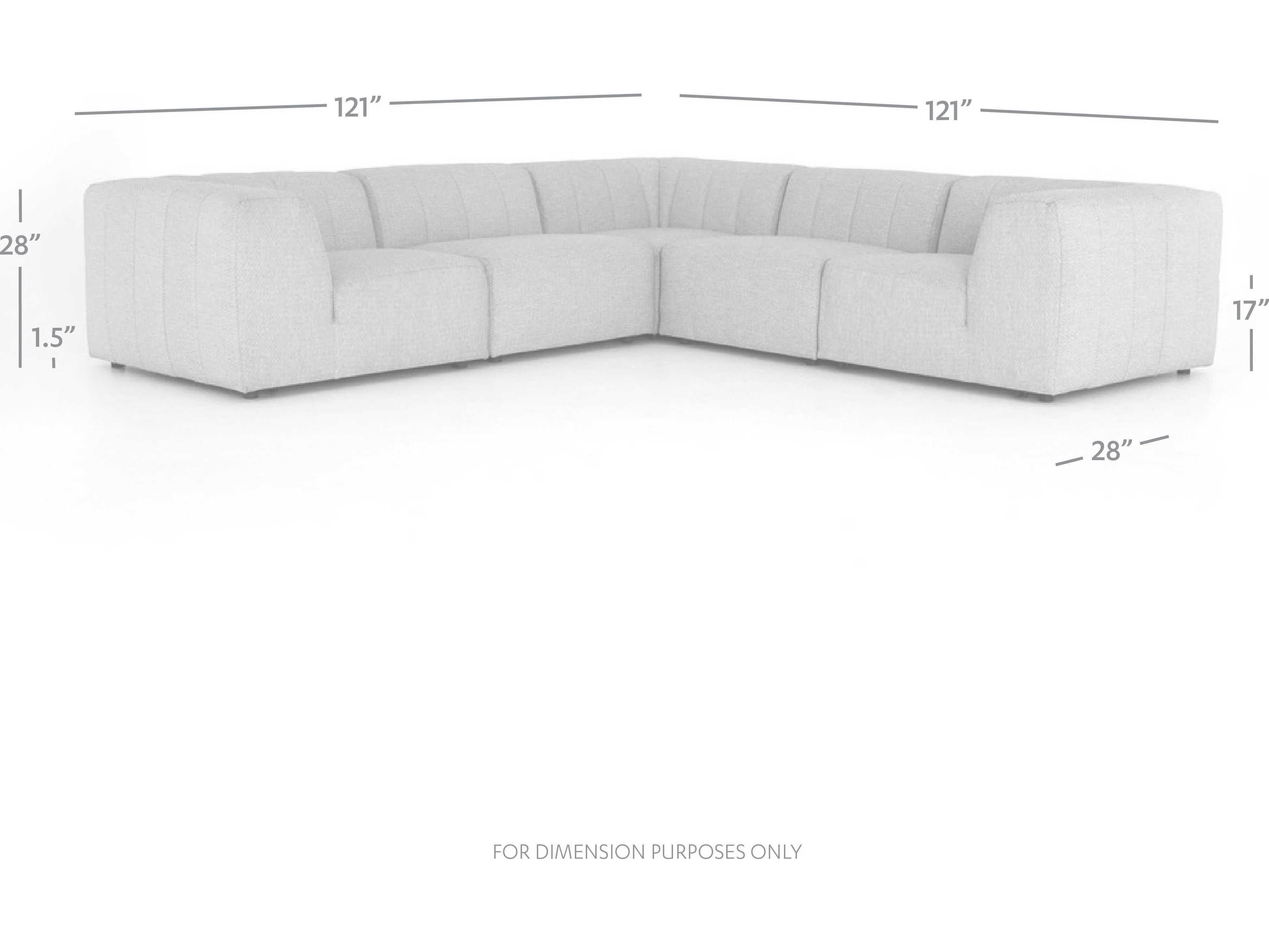 Four Hands Outdoor Solano Faye Ash Sofa