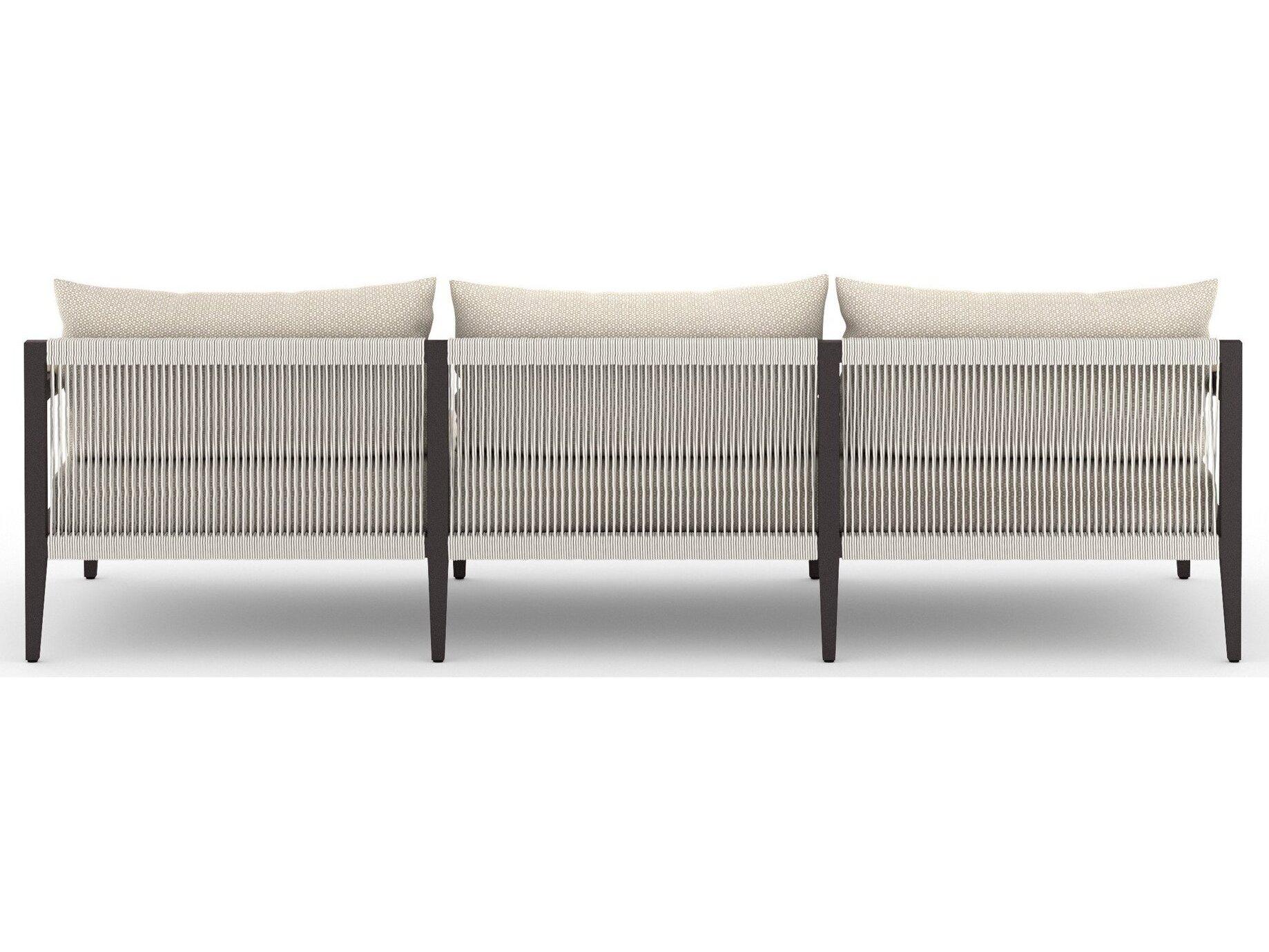 Four Hands Outdoor Solano Faye Sand / Bronze / Ivory Rope Sofa
