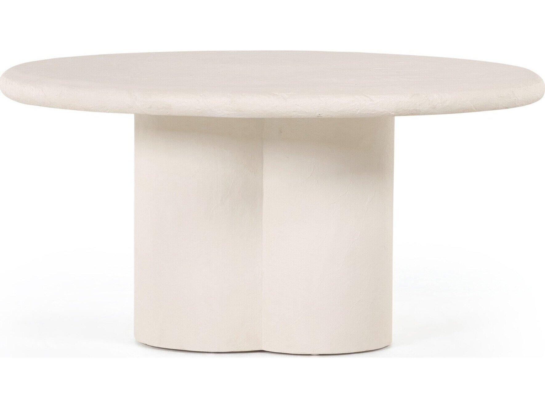 Four Hands Outdoor Constantine Molded  Concrete Round Dining Table