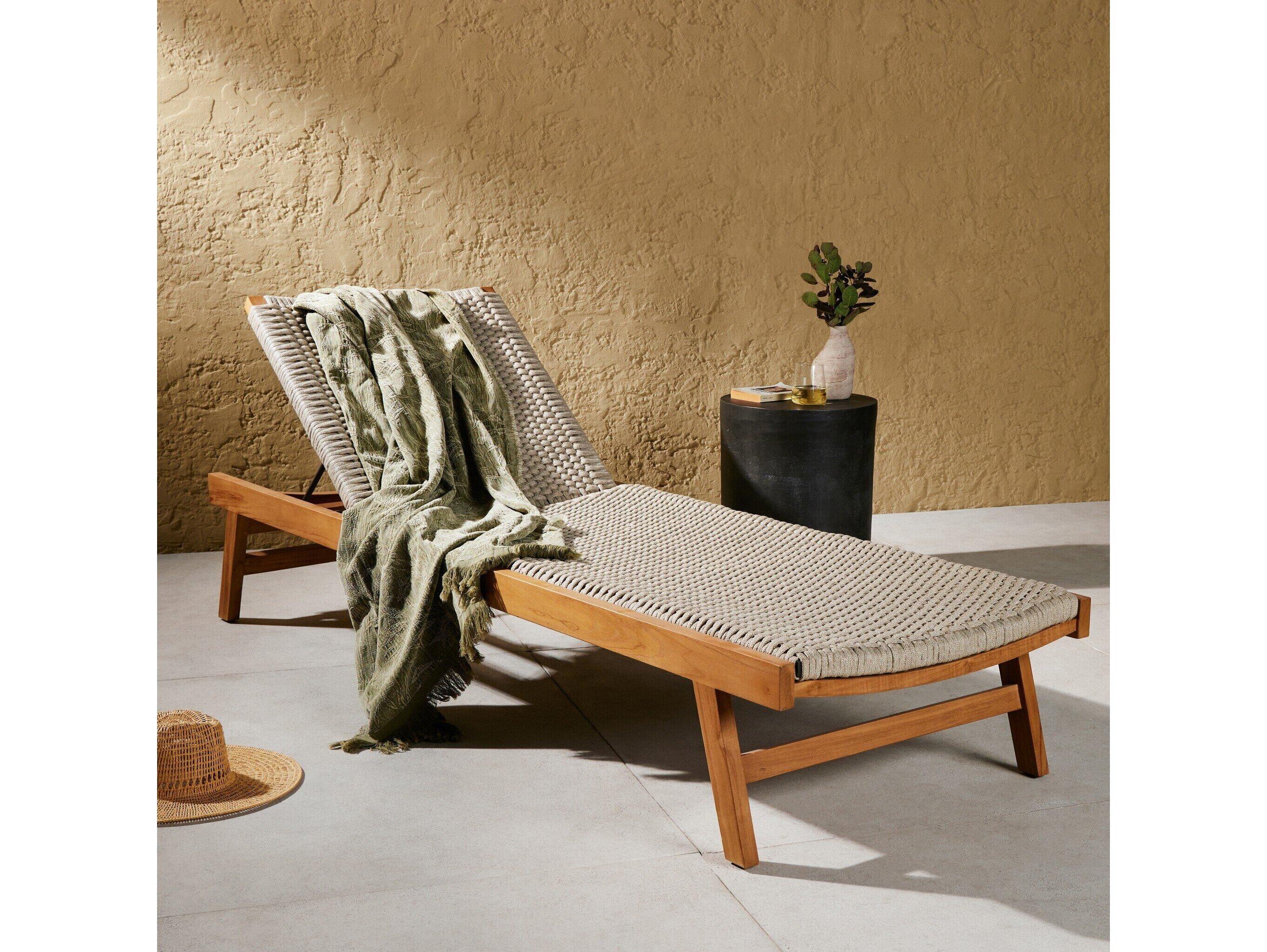 Four Hands Outdoor Solano Rope Chaise Lounge