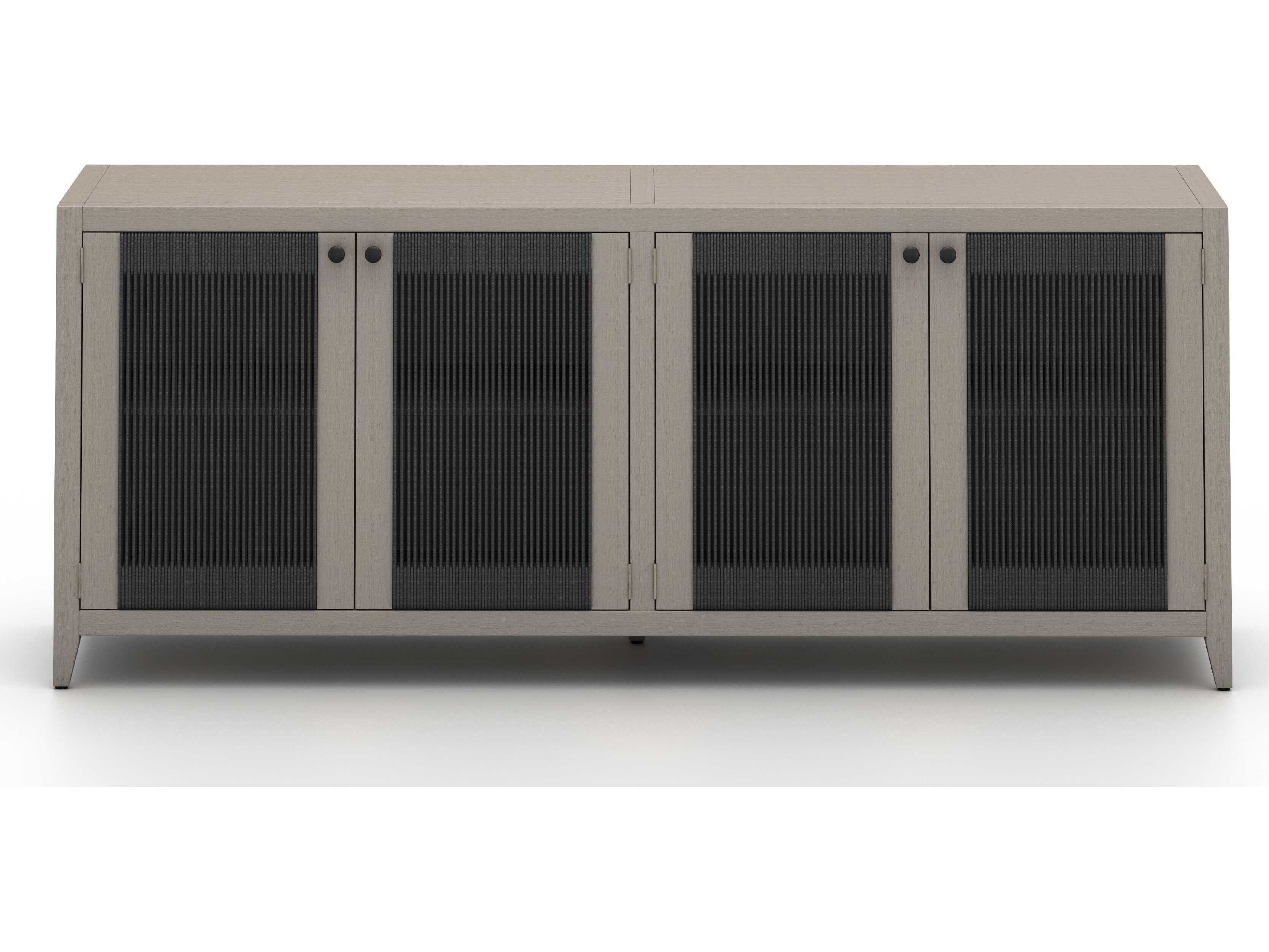 Luxecor Globetrotter Outdoor Weathered Grey Teak / Dark Rope Sideboard