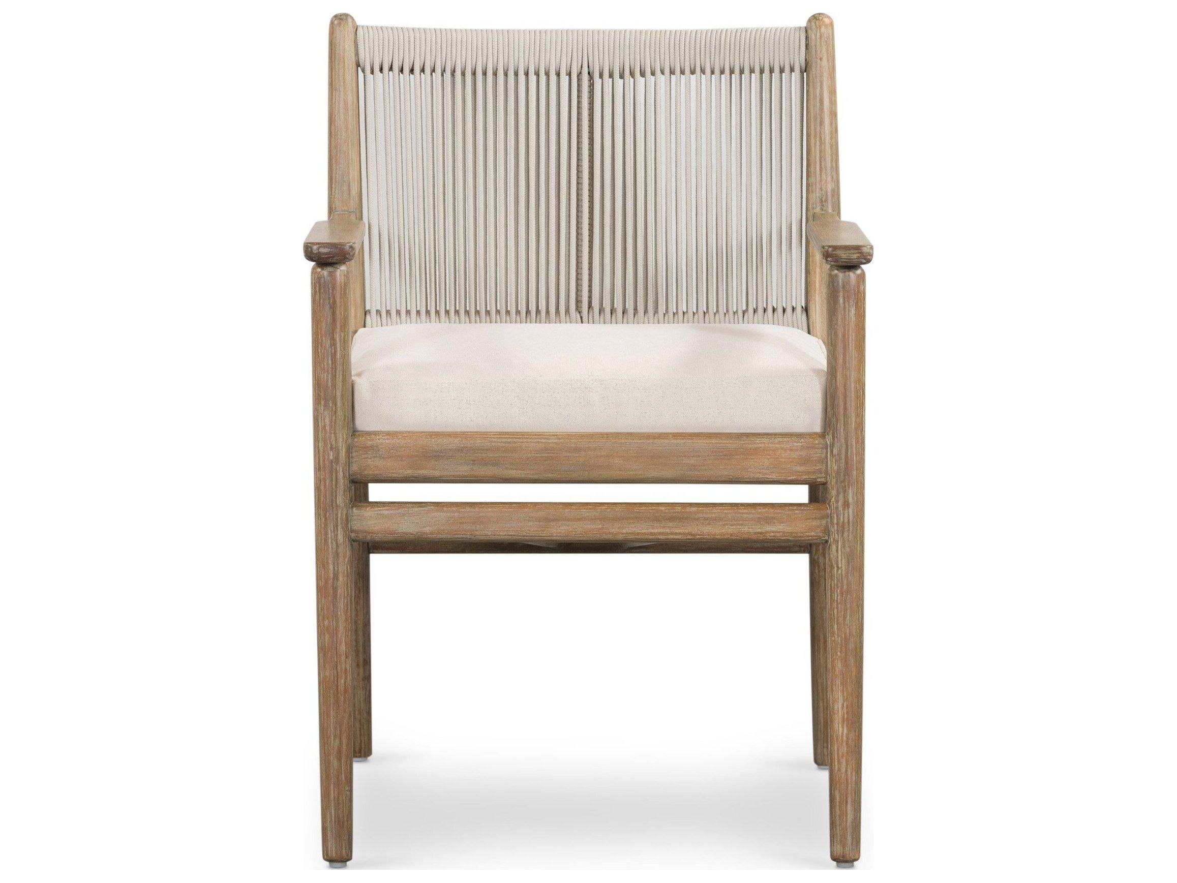 Four Hands Outdoor Halsted Wood Cushion Dining Chair