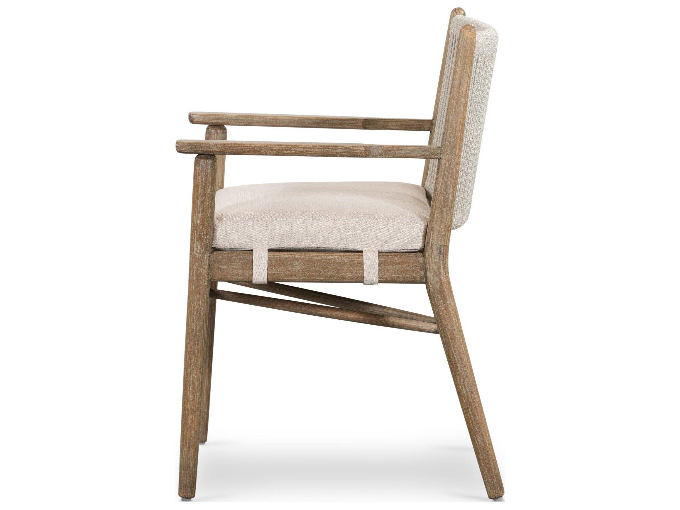 Four Hands Outdoor Halsted Wood Cushion Dining Chair