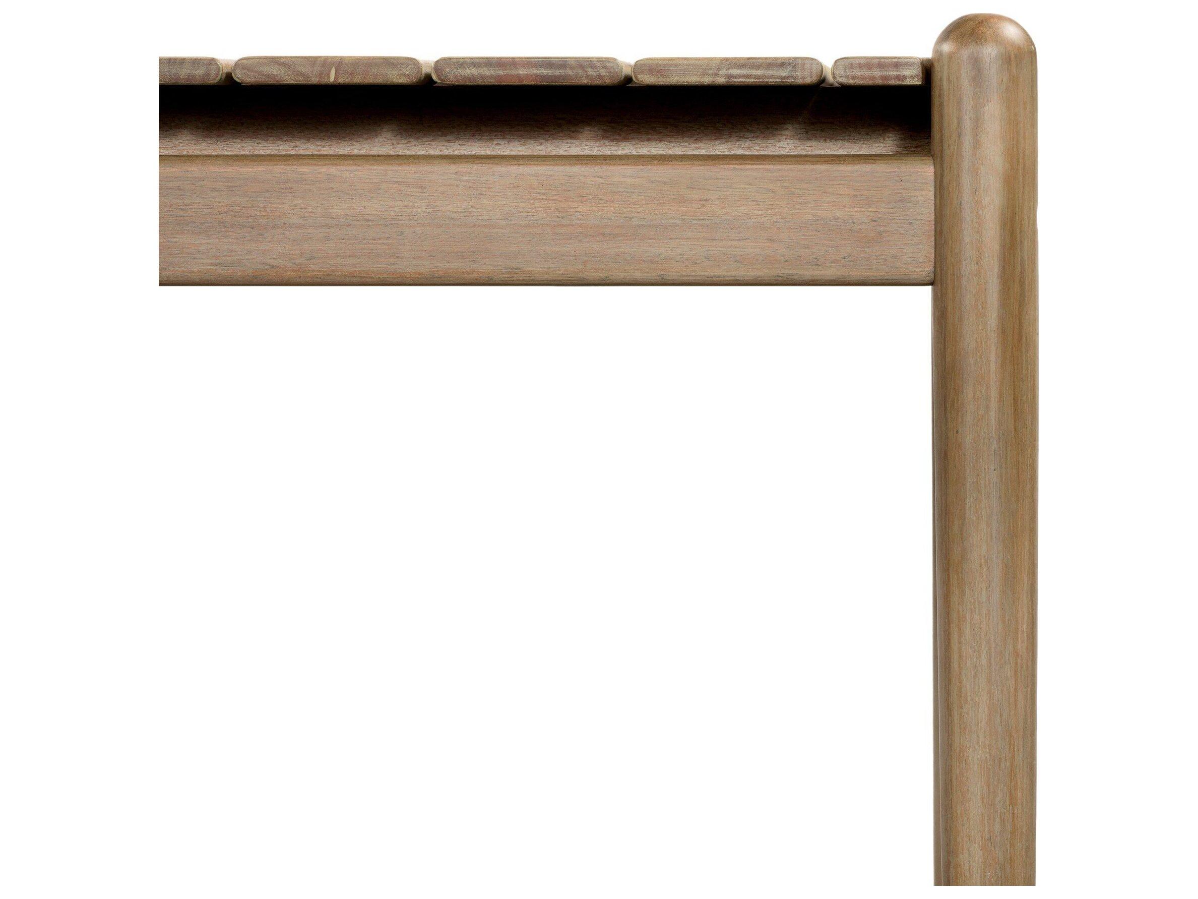 Four Hands Outdoor Halsted Rosen Natural Wood 80.5" x 36.75" Rectangular Dining Table