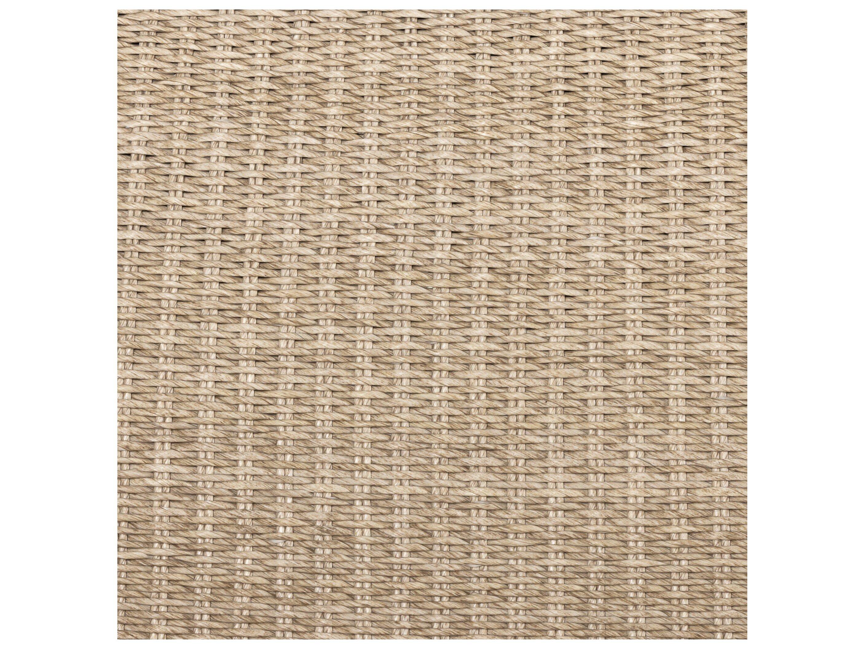 Four Hands Outdoor Grass Roots Vintage White Polypropylene Bench