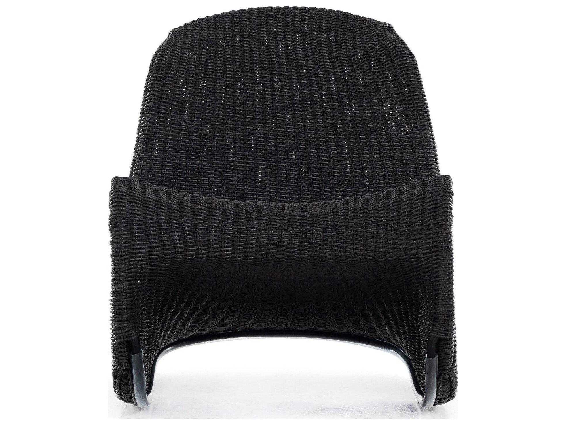 Four Hands Outdoor Grass Roots Vintage Coal Polypropylene Rocking Chair