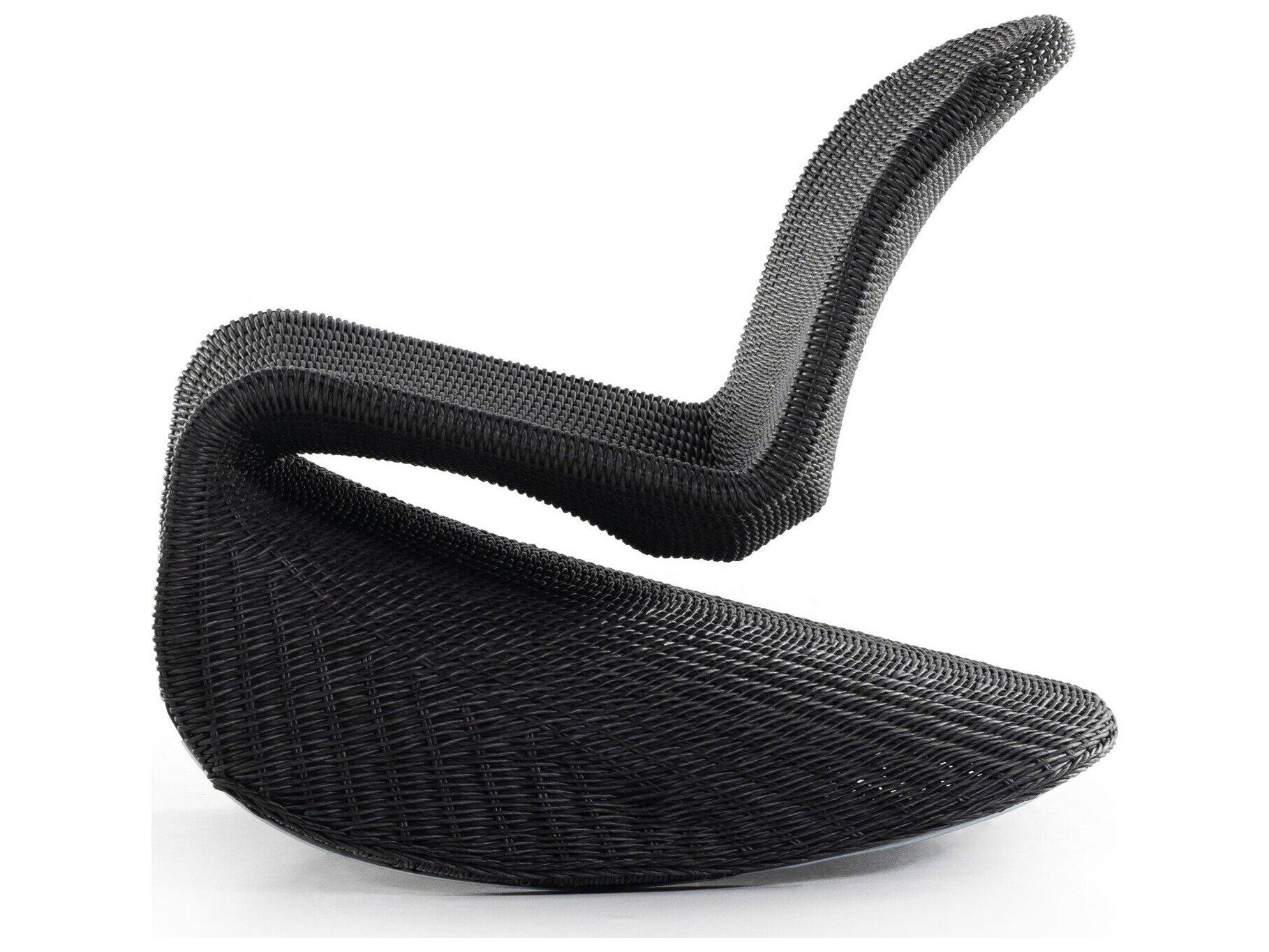 Four Hands Outdoor Grass Roots Vintage Coal Polypropylene Rocking Chair